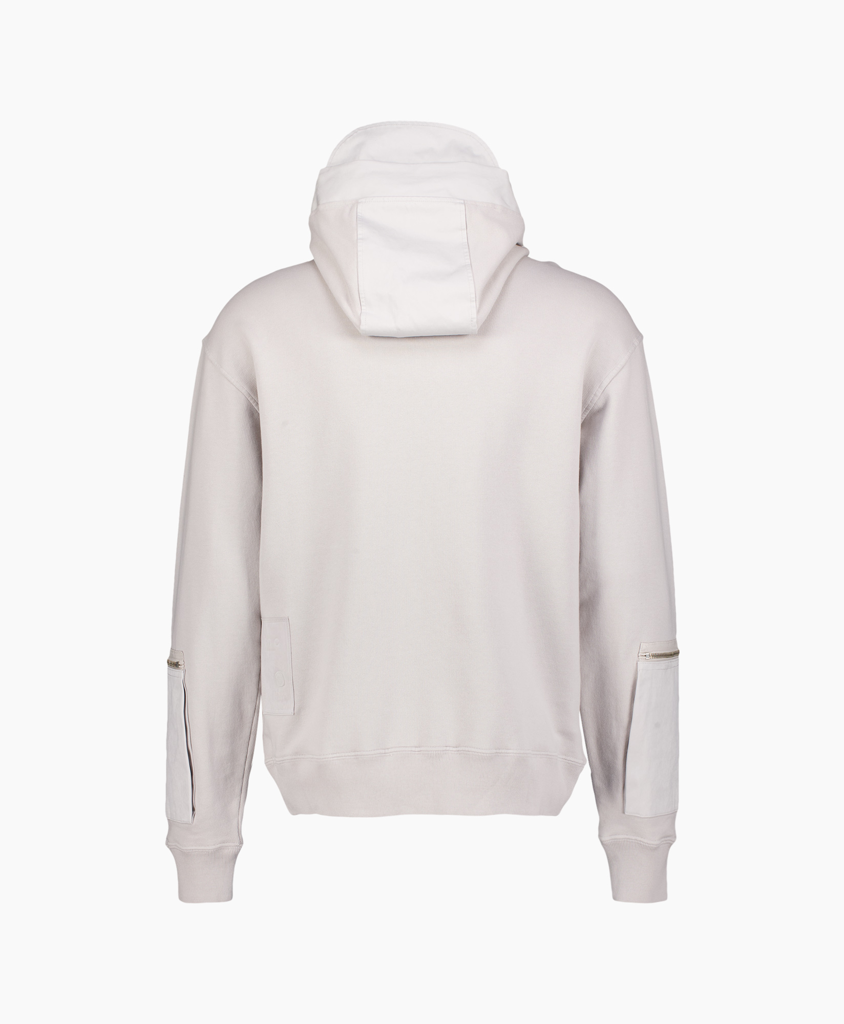 Vest Felpa Aperta Cappuccio Taupe