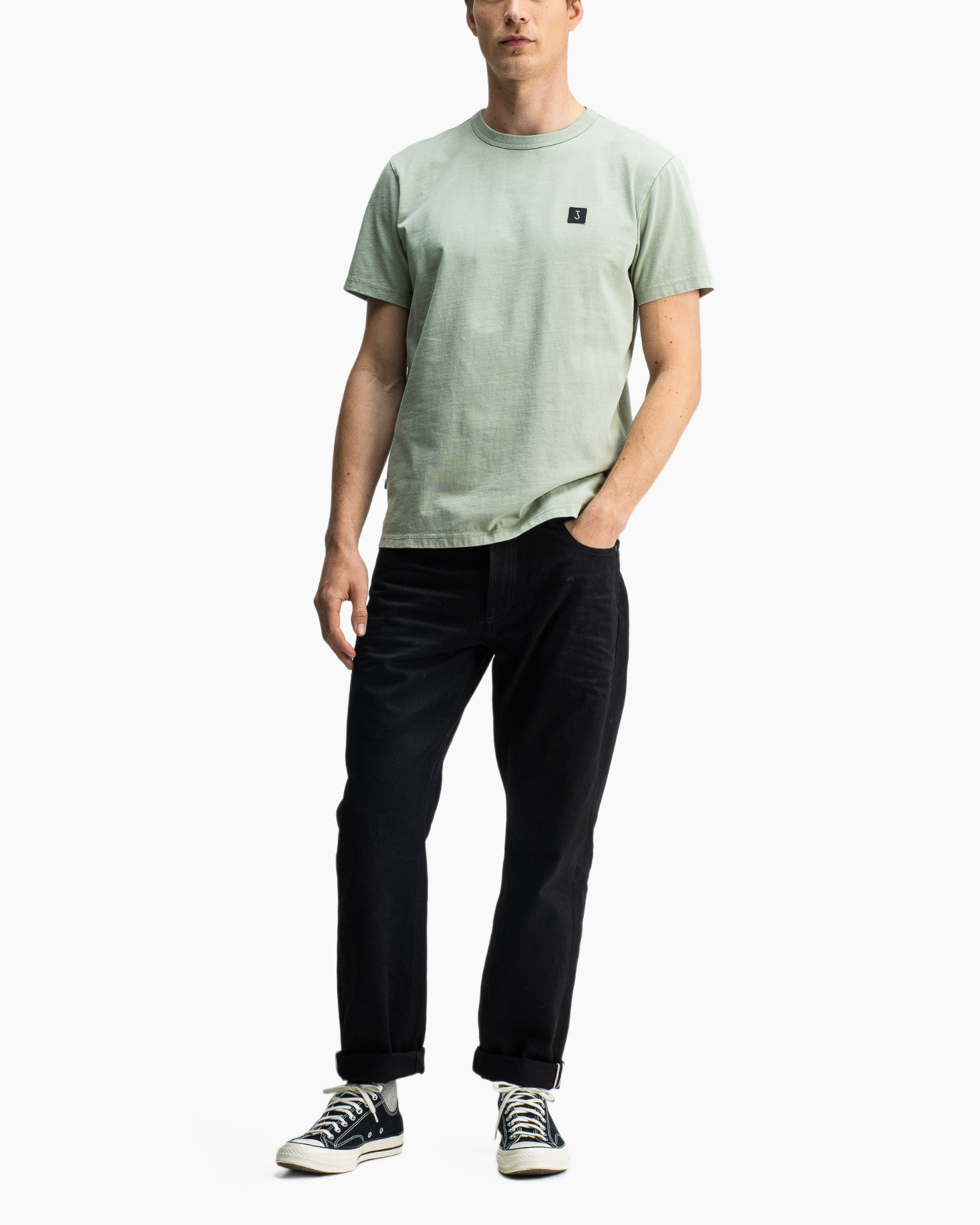 T-shirt Korte Mouw Army Tee midden groen