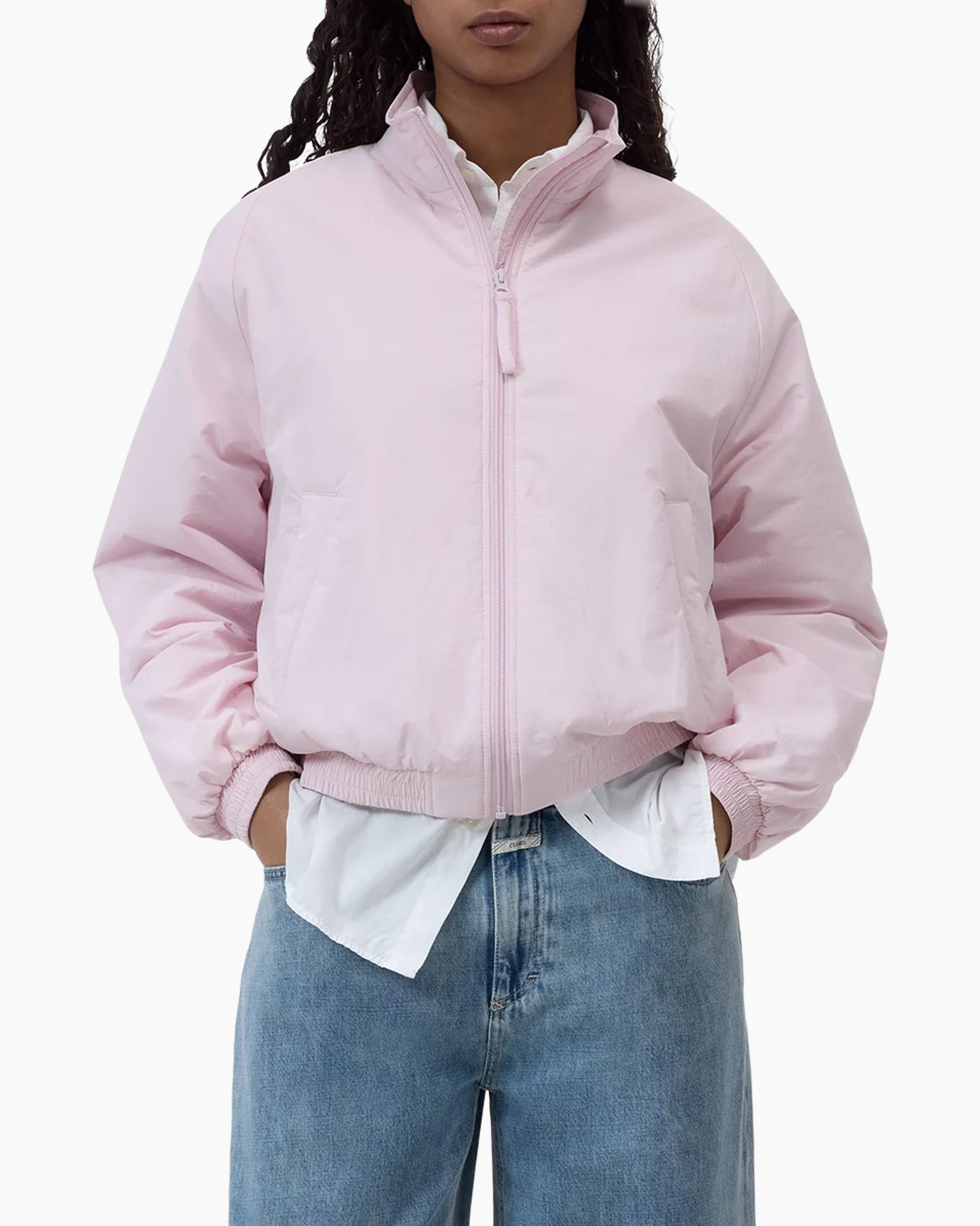 jas, ik, puffer, roze, jack