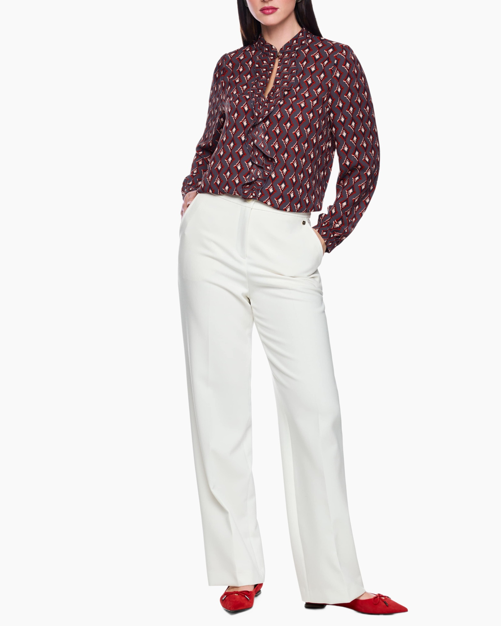 Blouse, Clothing, Pants, Shirt, Long Sleeve