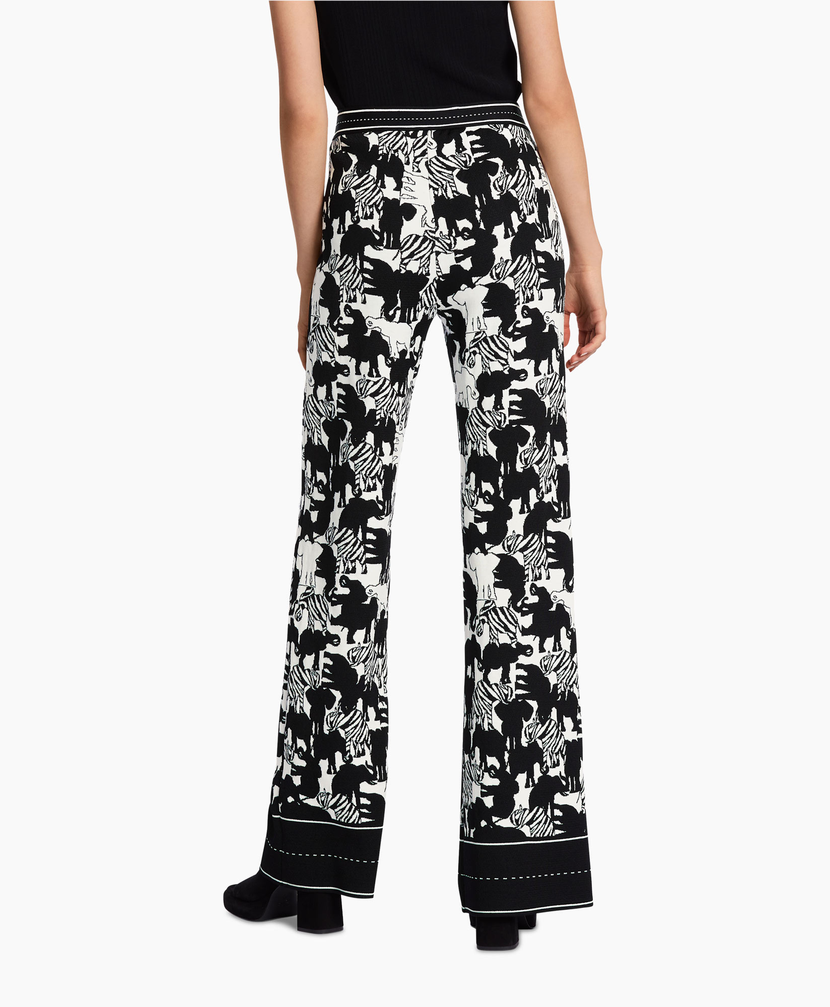Marccain Collectie Broek Wc 81.04 M03 Print + 2 Kleurig
