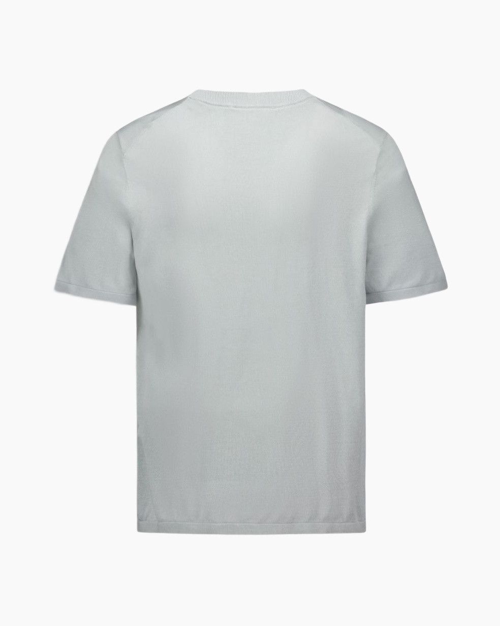t-shirt, casual, korte mouw, lichtgrijs, rond hals
