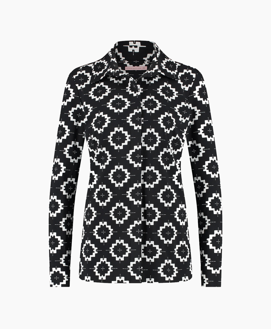 Studio Anneloes Blouse Poppy Sa Big Blind Zwart