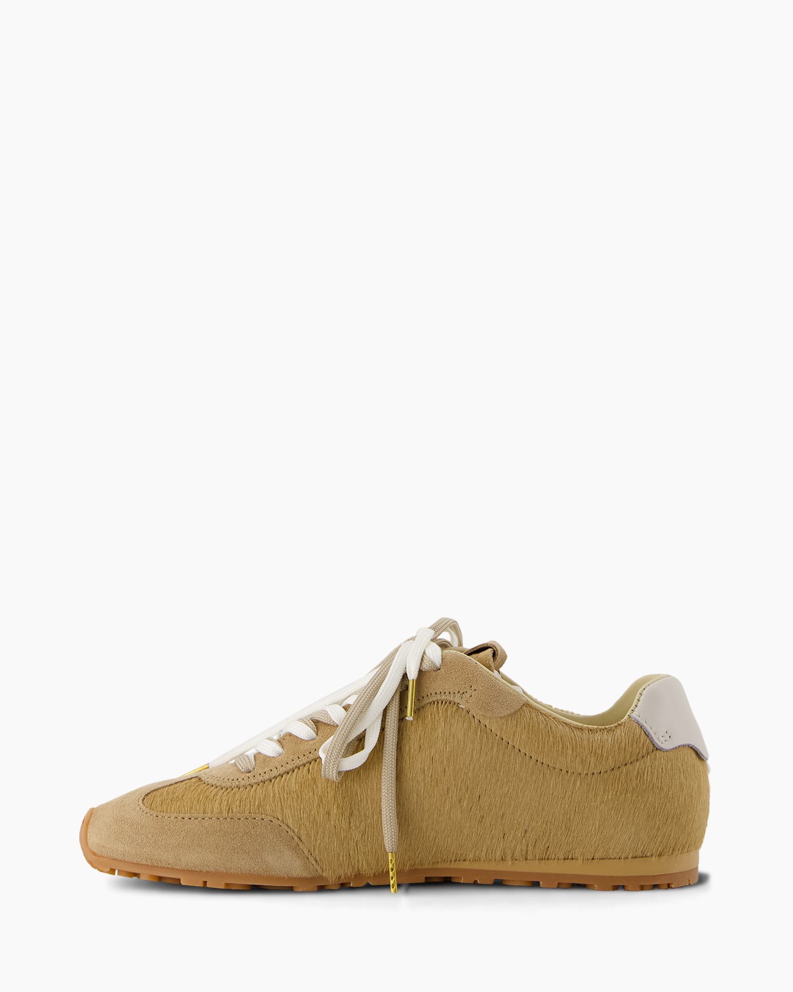 shoe, sneaker, beige, leather, lacing