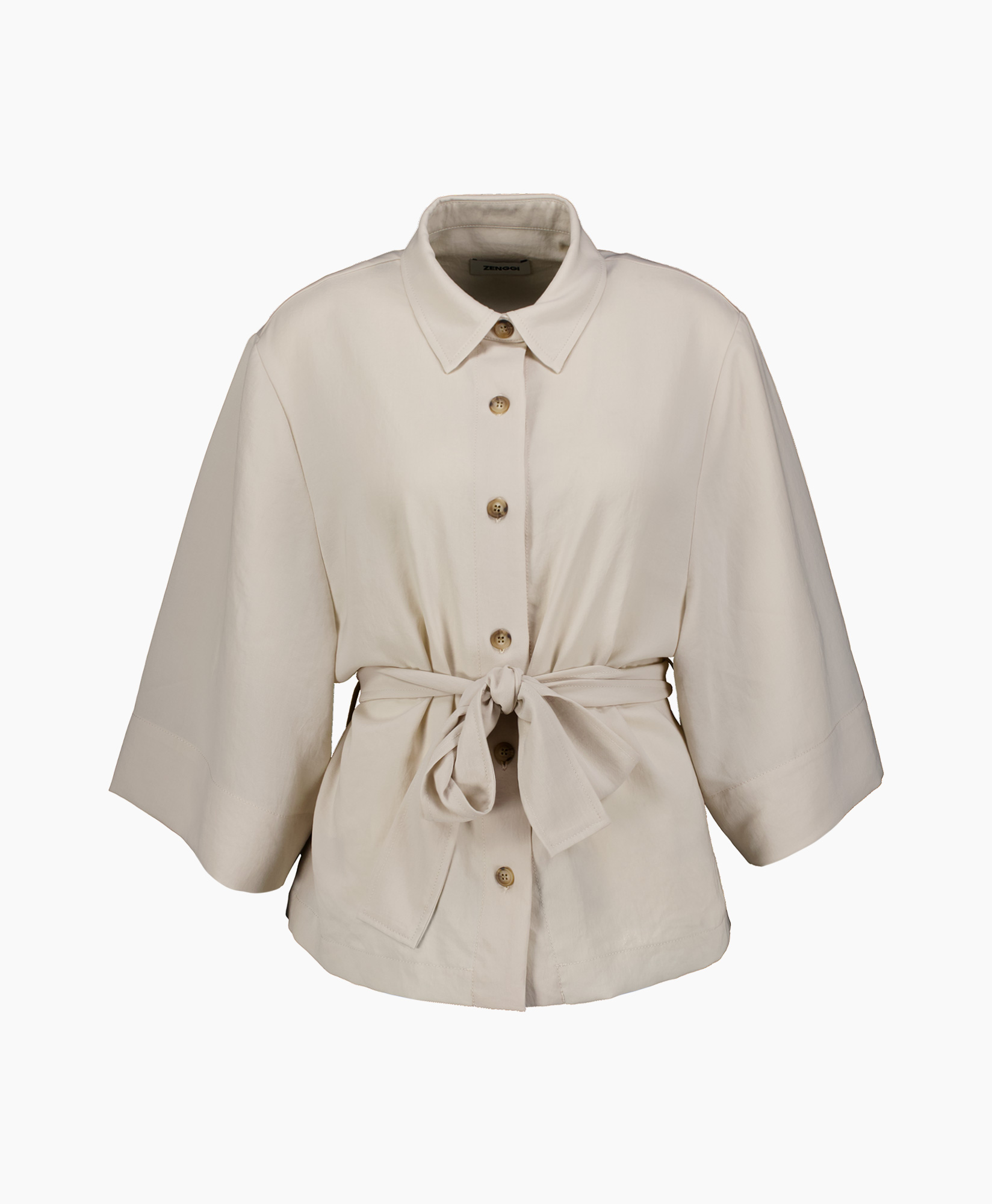 Blouse Japanese Crepe Ecru