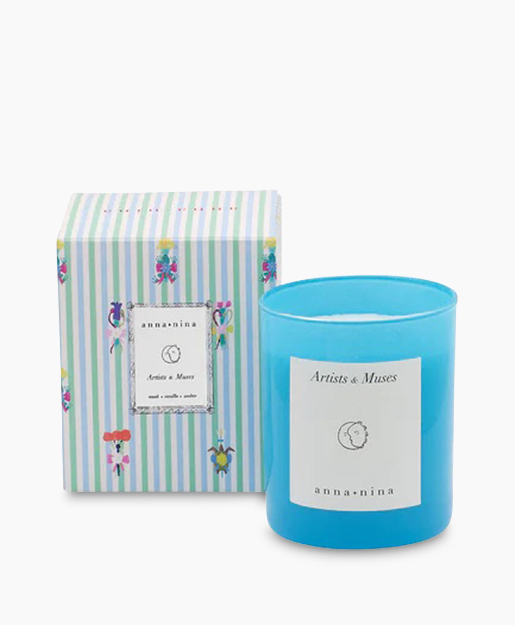 Kaars Artists And Muses Scented Candle Blauw
