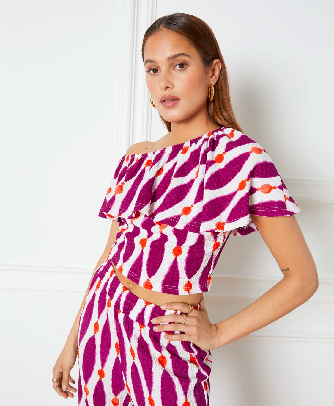 Refined Department Top R2305855113 Paars
