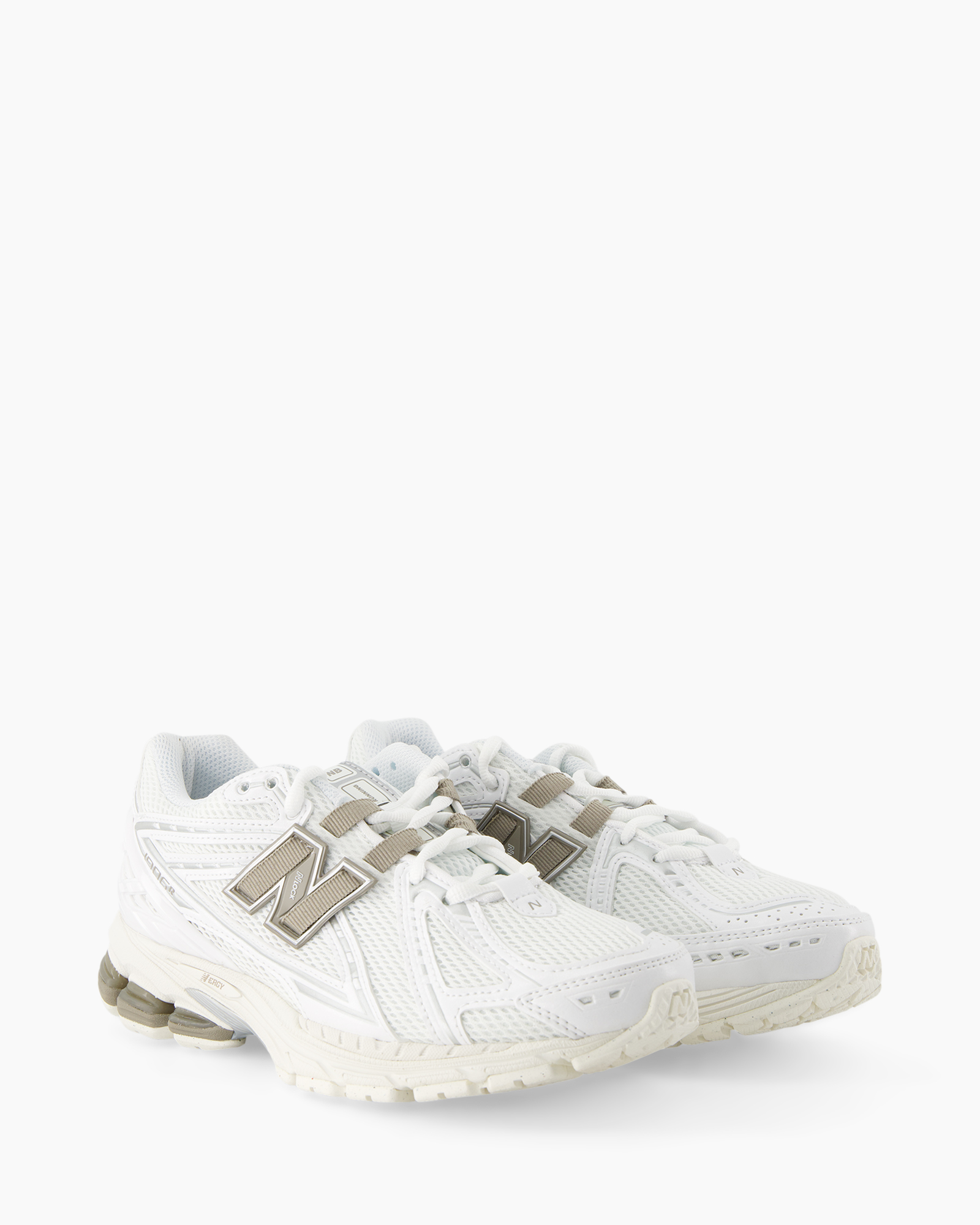 sneaker, sportschoen, wit, mesh, hardloopschoen