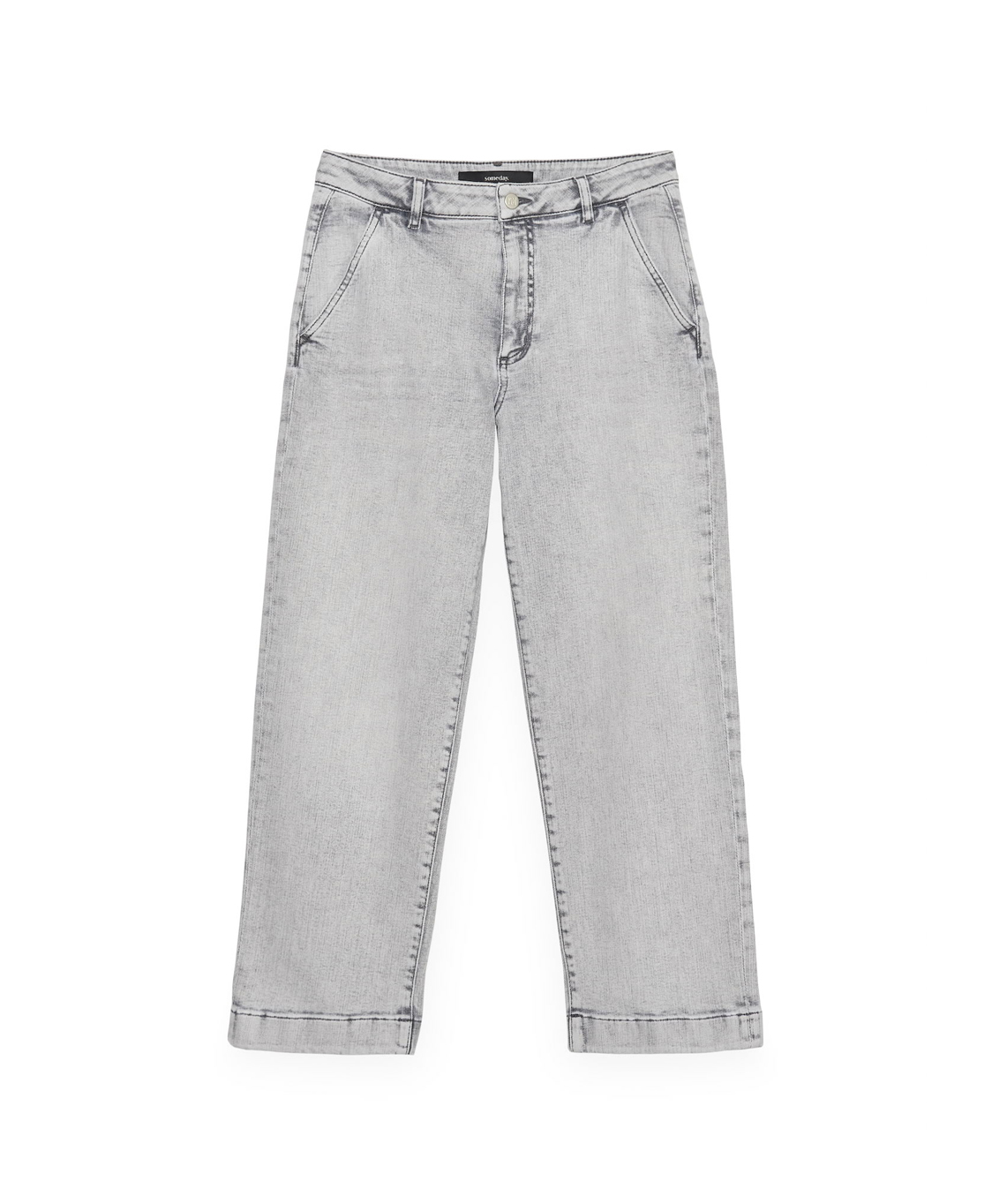 Someday Jeans Chenila Light Grey Grijs