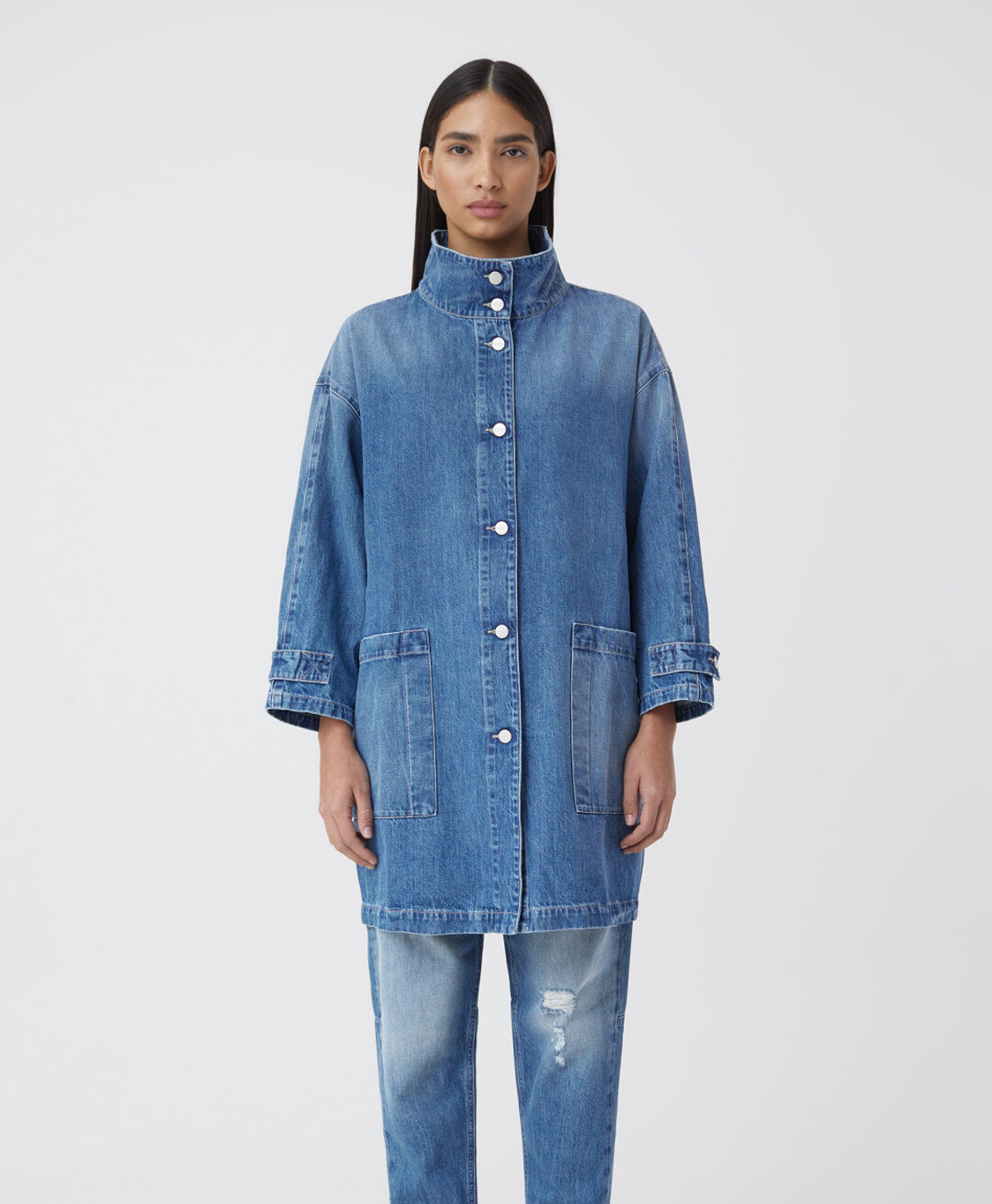 Closed Jack Denim Coat Blauw