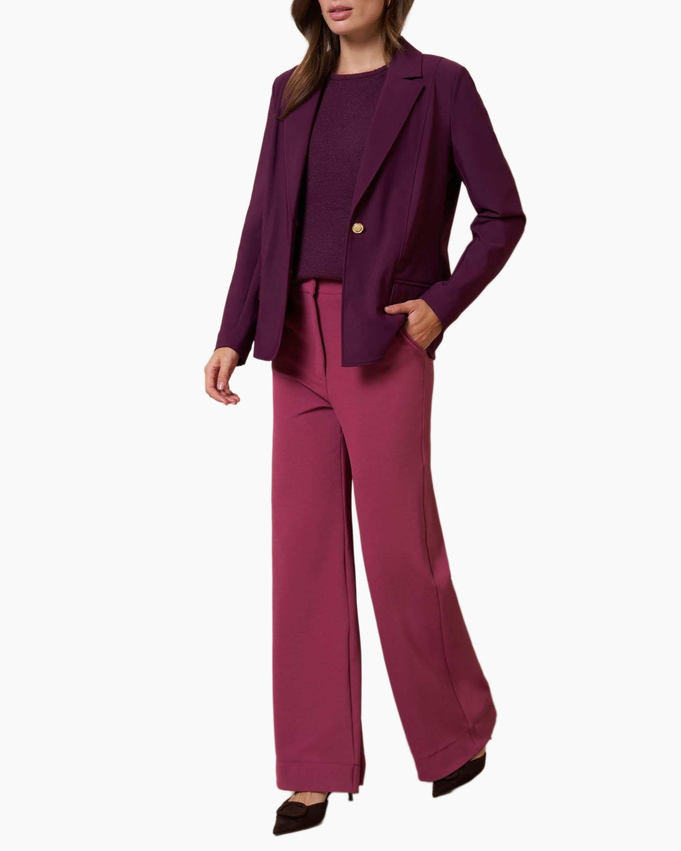 Broek Luz Twill Trousers Roze