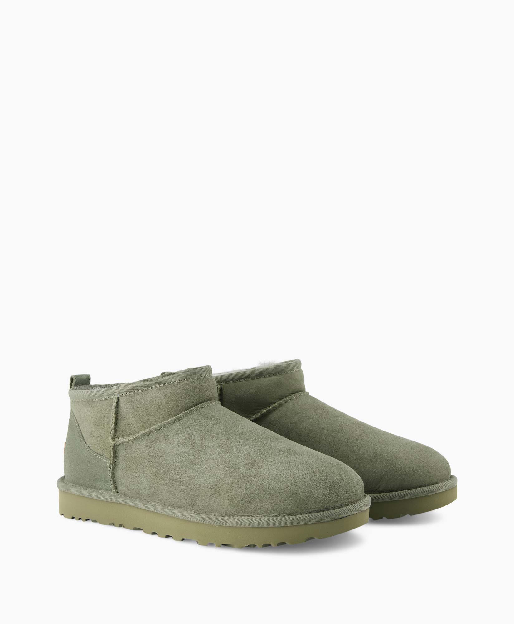 Enkellaars Winterboot Classic Ultra Mini Khaki Enkellaars Winterboot Classic Ultra Mini Khaki