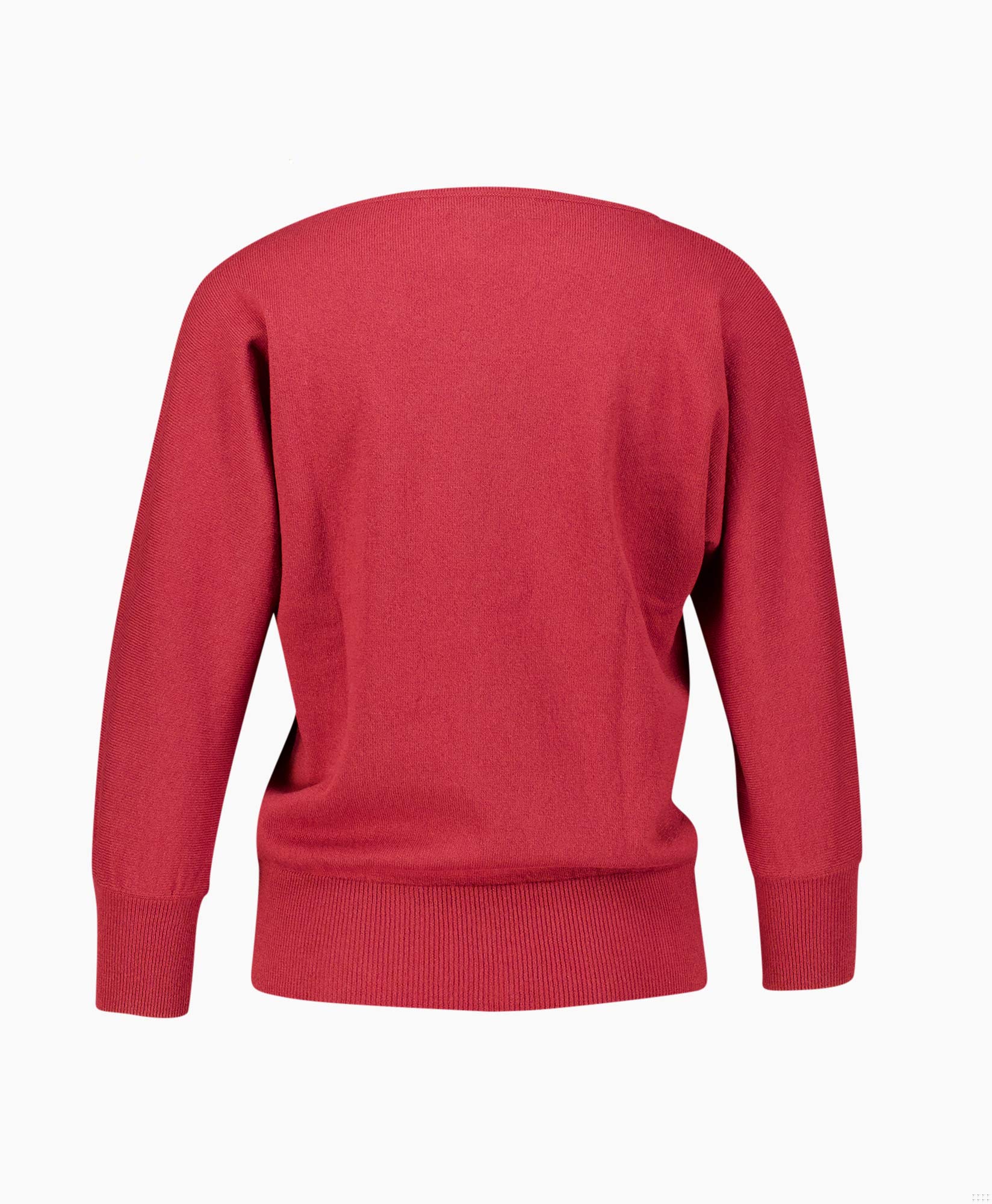 trui, pullover, Rood, lange mouwen, gebreid