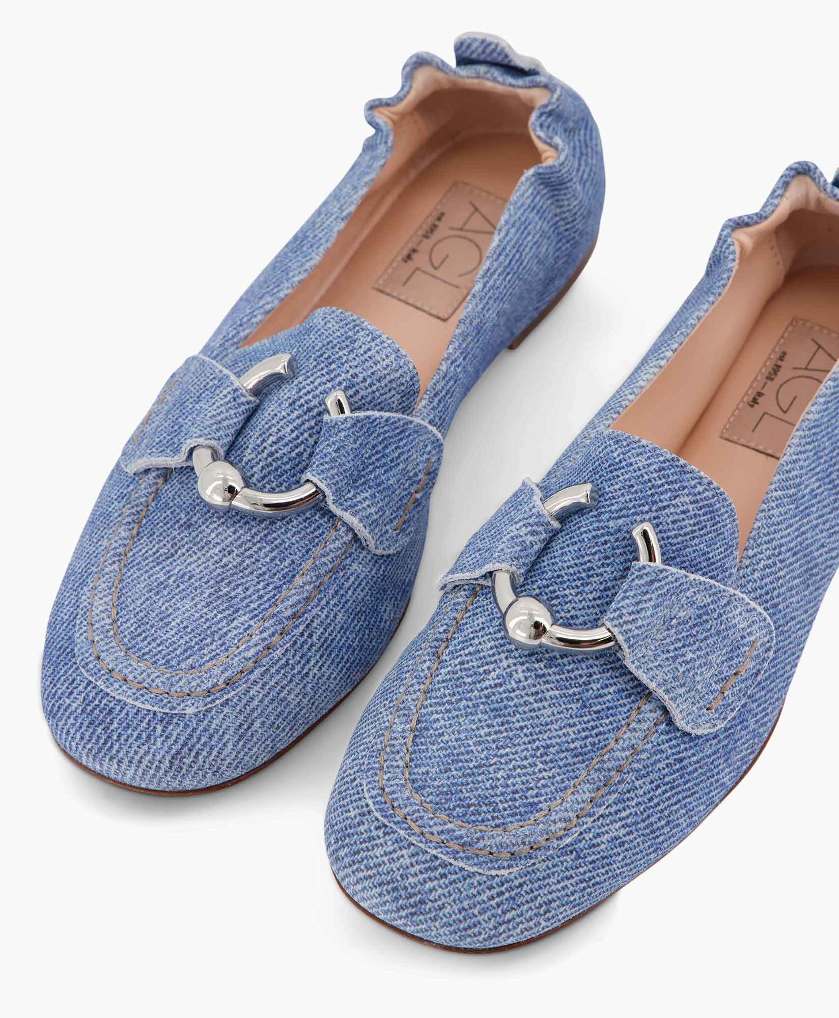 Agl Loafer Sheryl Moc midden blauw
