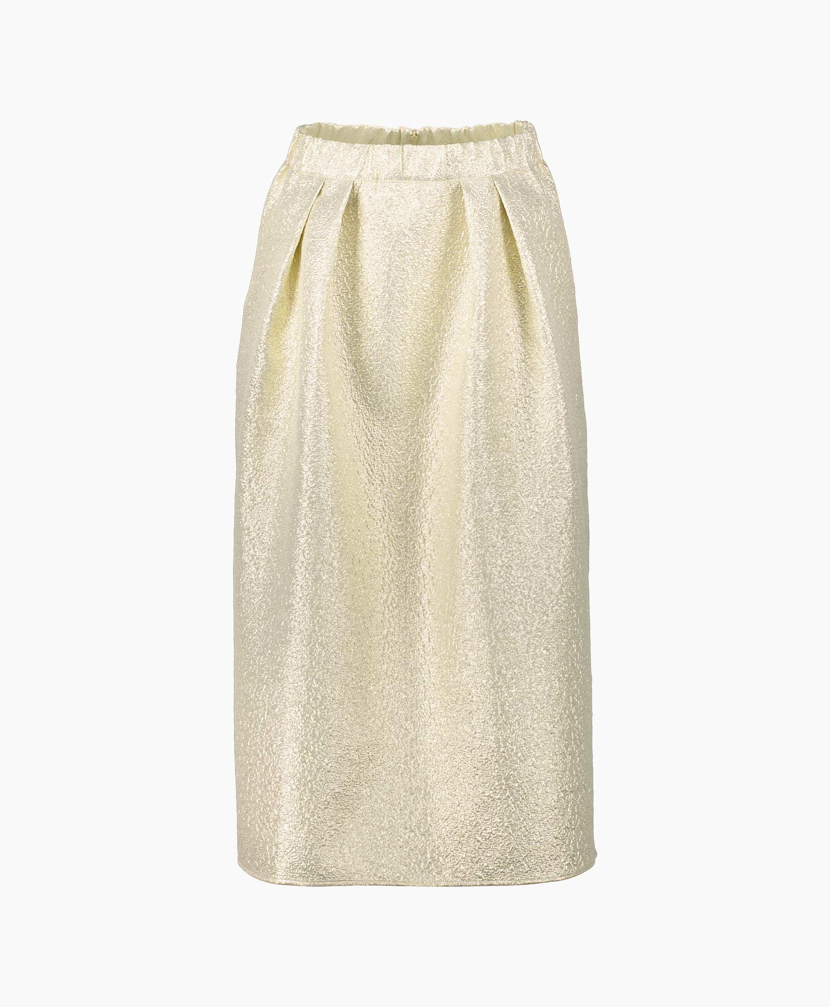 Studio Anneloes Rok Joni Gold Structure Skirt Goud