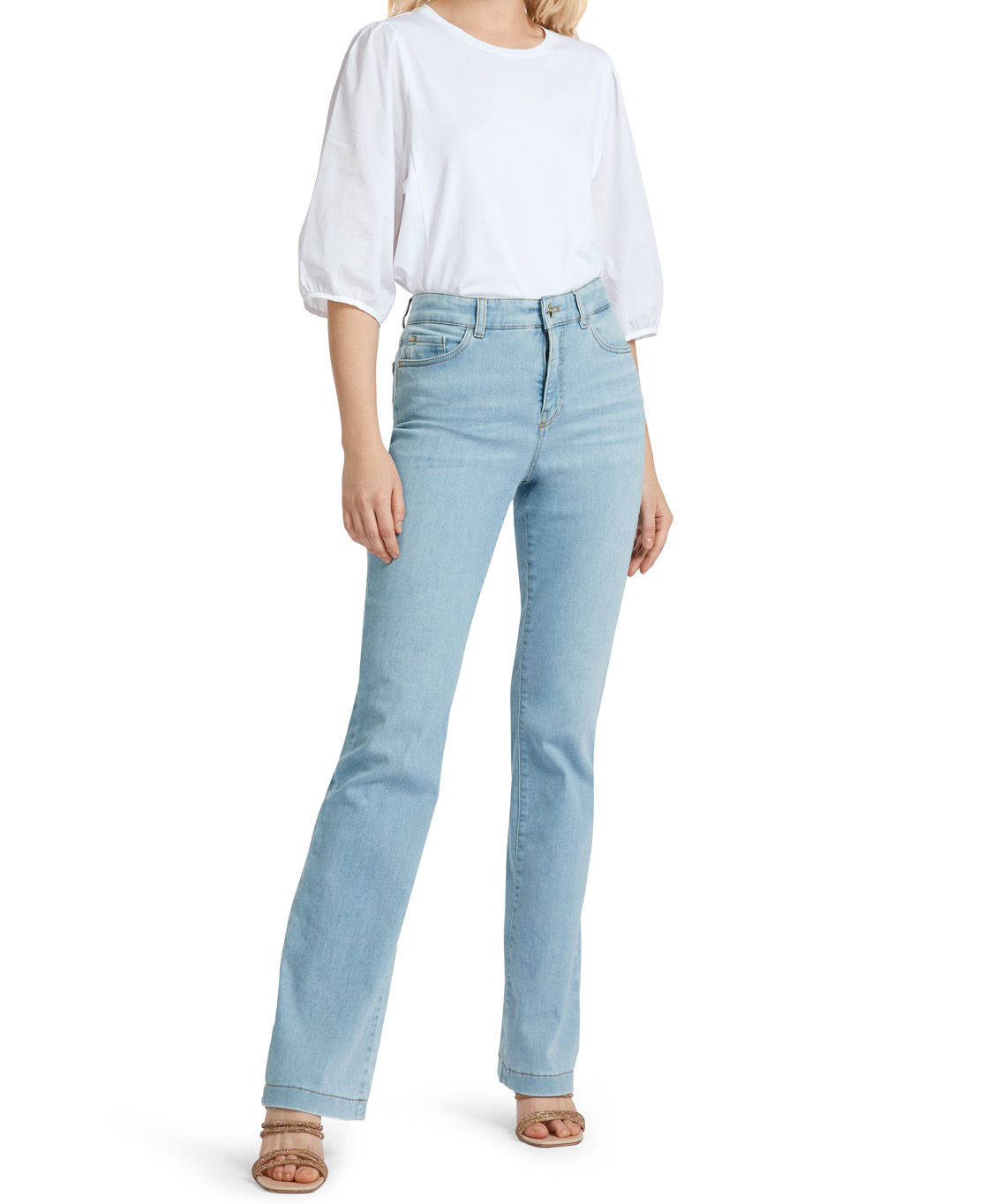 Marc Cain Pants Jeans Up 82.06 D51 Licht Blauw