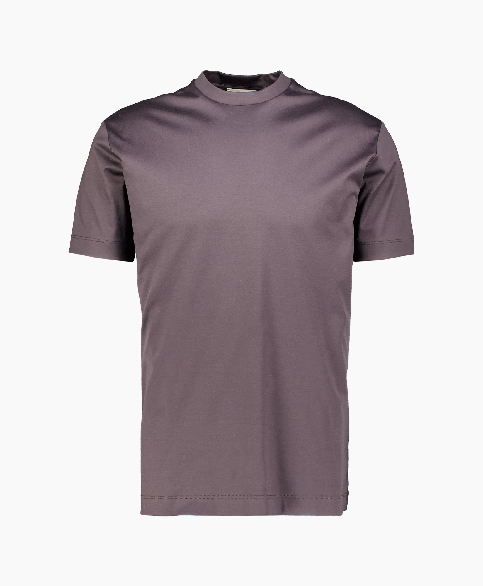 T-shirt Korte Mouw Interlock Supima Antraciet