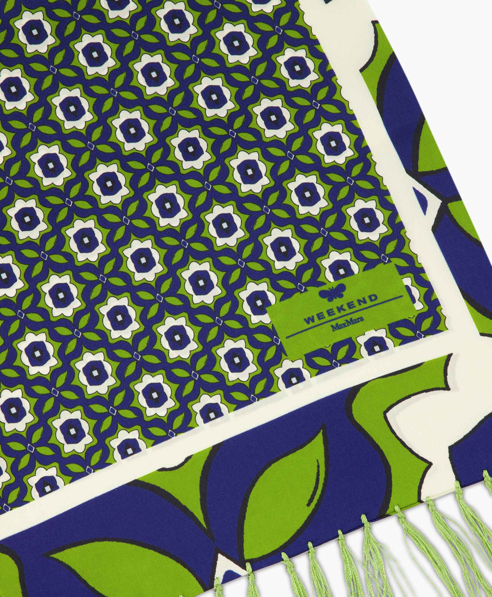 Maxmara Weekend Sjaal Velia Groen dessin