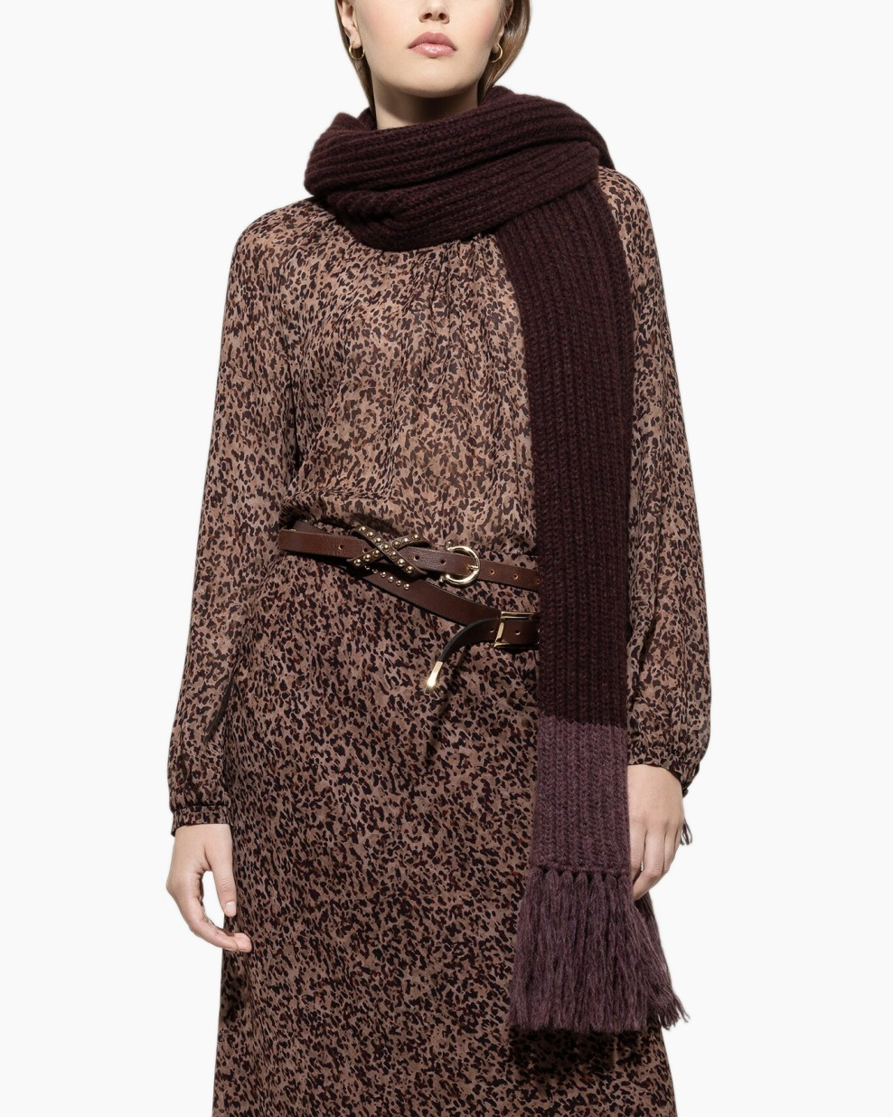 Sjaal 828930/5348-0 Bordeaux