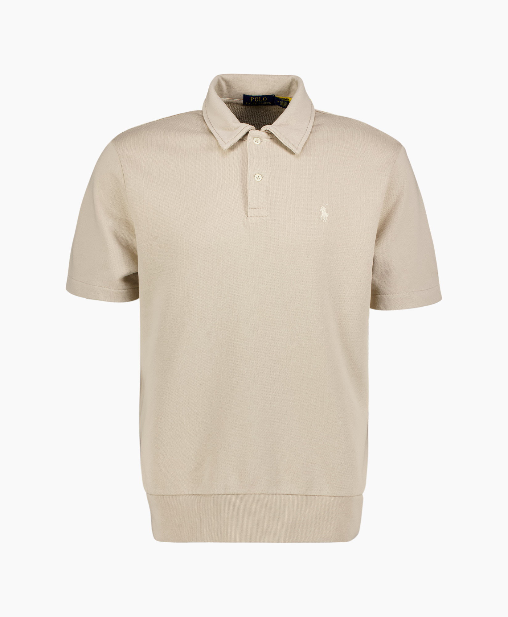 Polo Loopback Terry Grijs