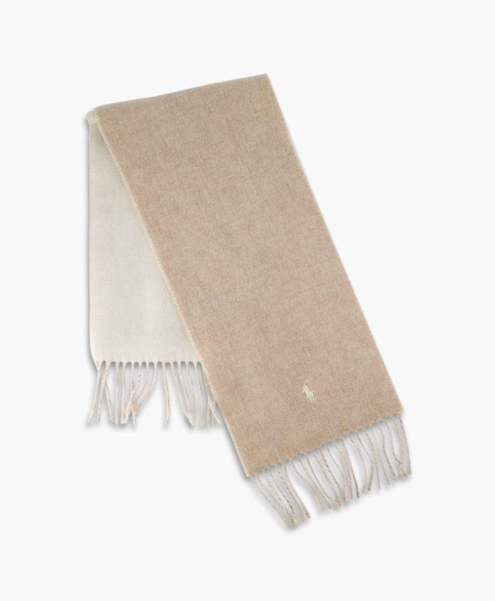 Sjaal Virgin Wool Blend Taupe