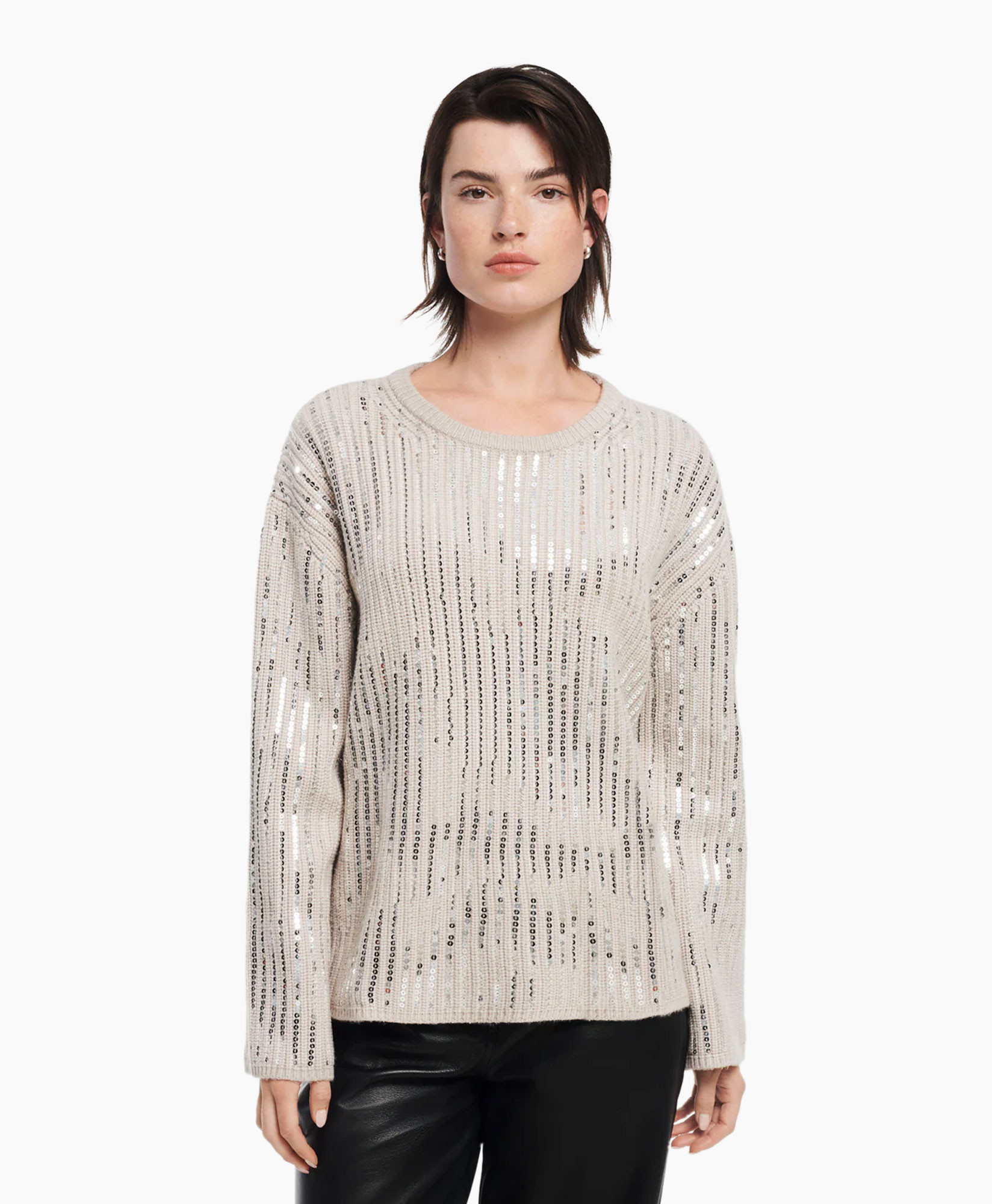 Pullover Savea Viscose Knit Grijs