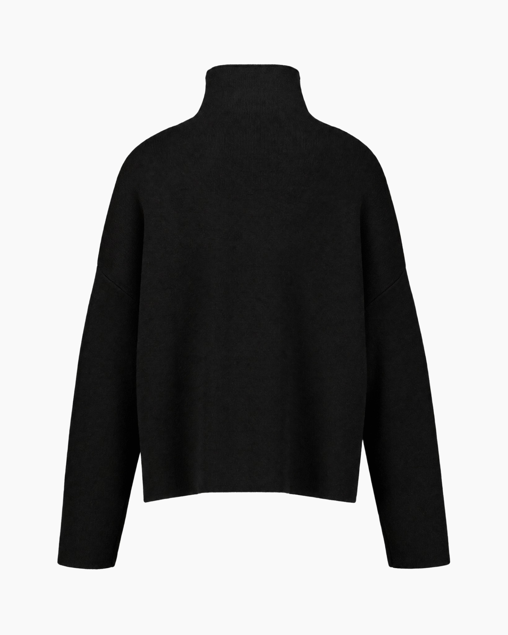 rolkraag, zwart, truij, langemouw, oversized