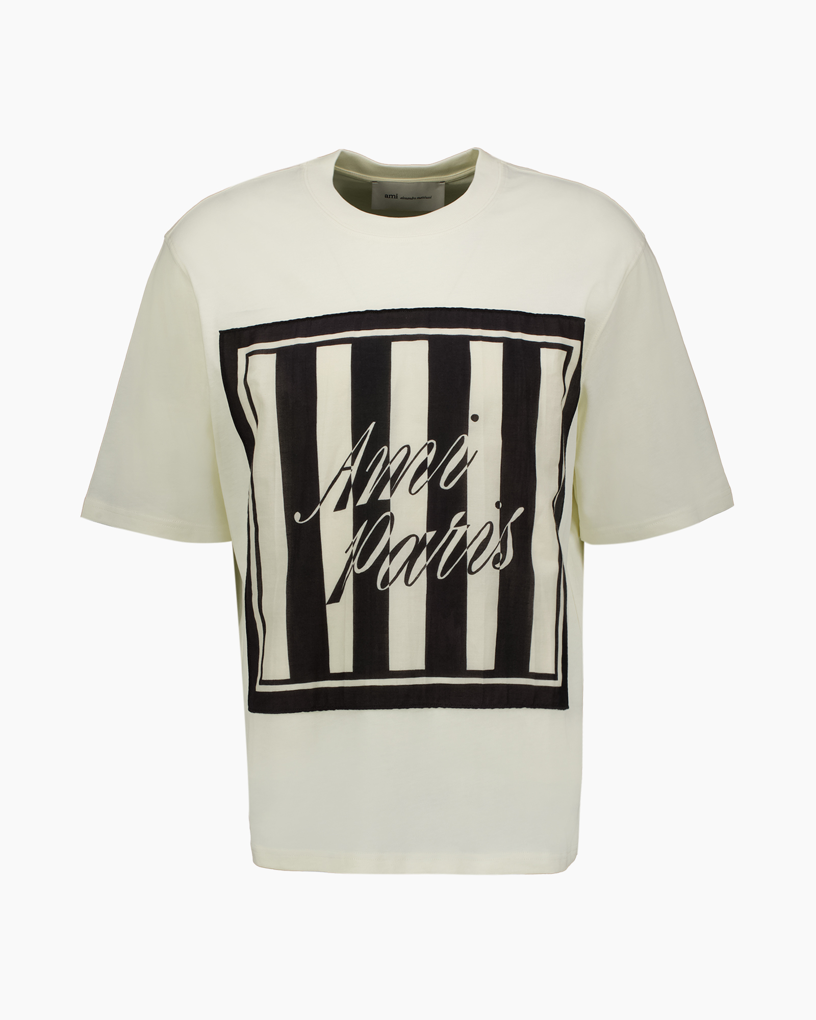 t-shirt, graphic, short sleeves, white, black print