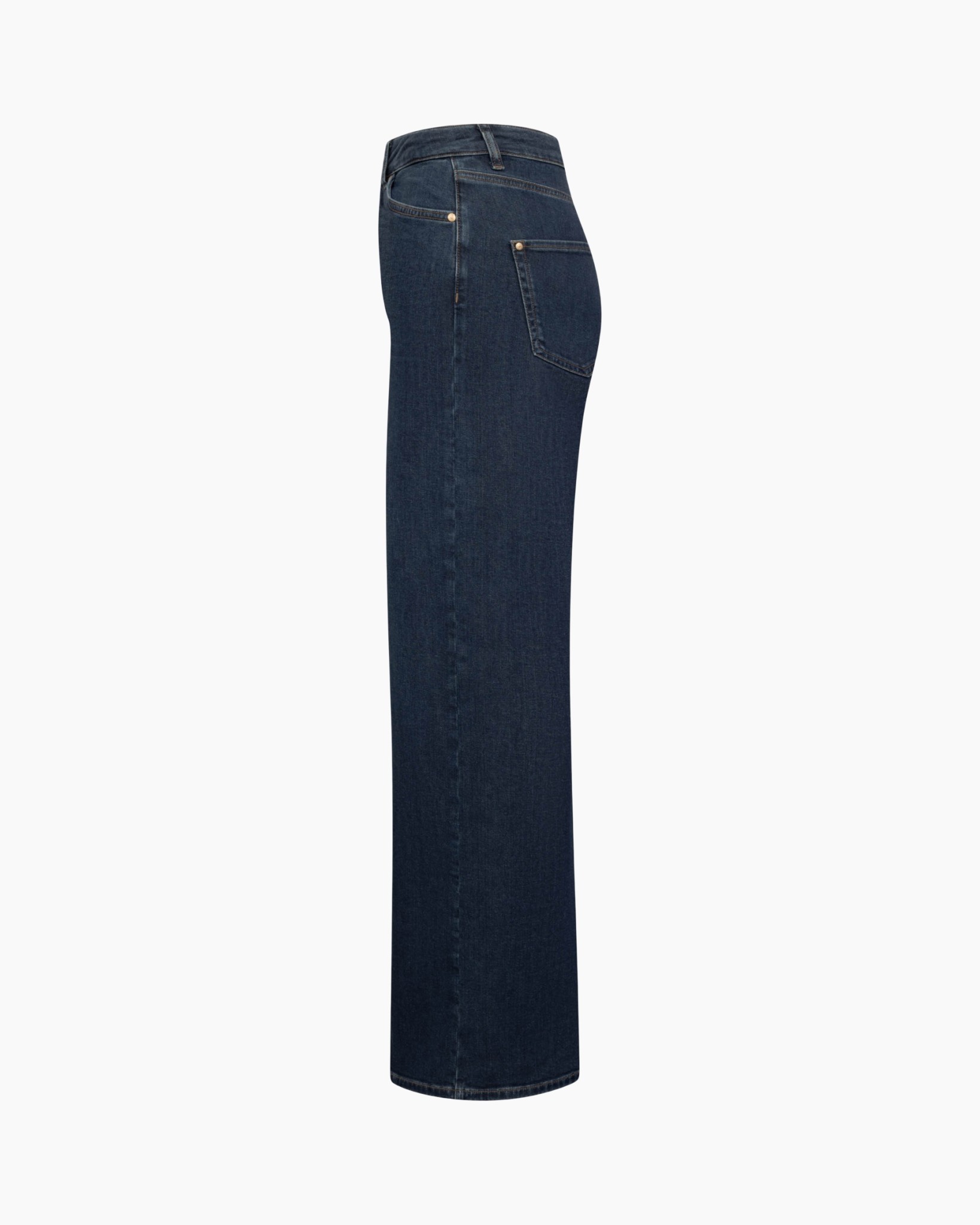 spijkerbroek, denim, broeken, rechtlopende, blauw