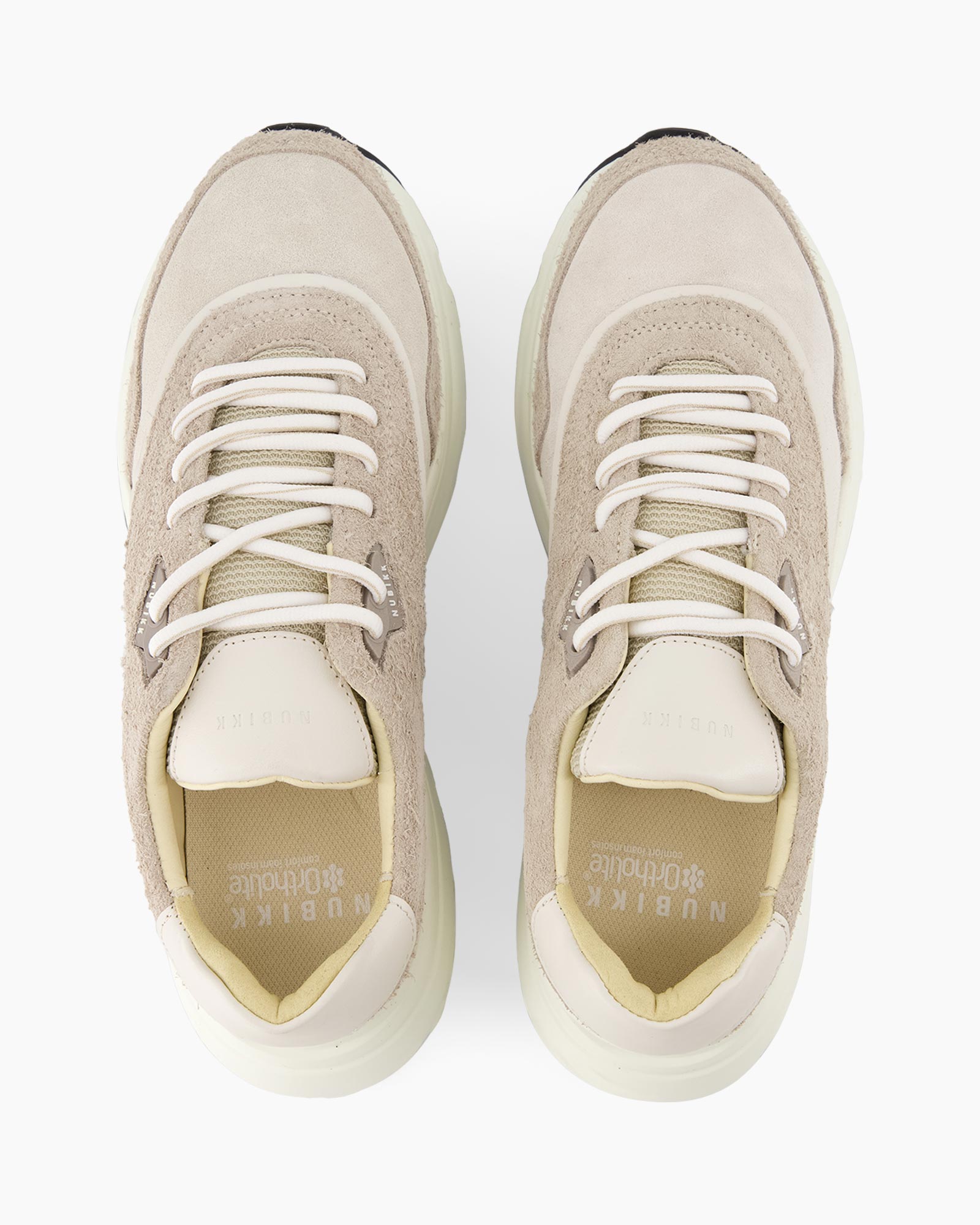 sneakers, veters, beige, suede, schoenen