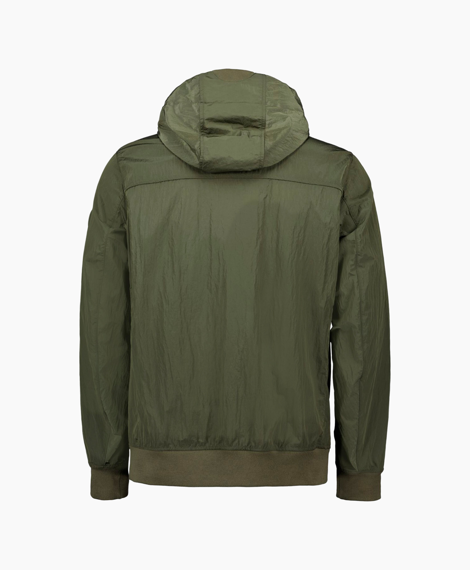 Jack Waxed Crincle Jacket Groen