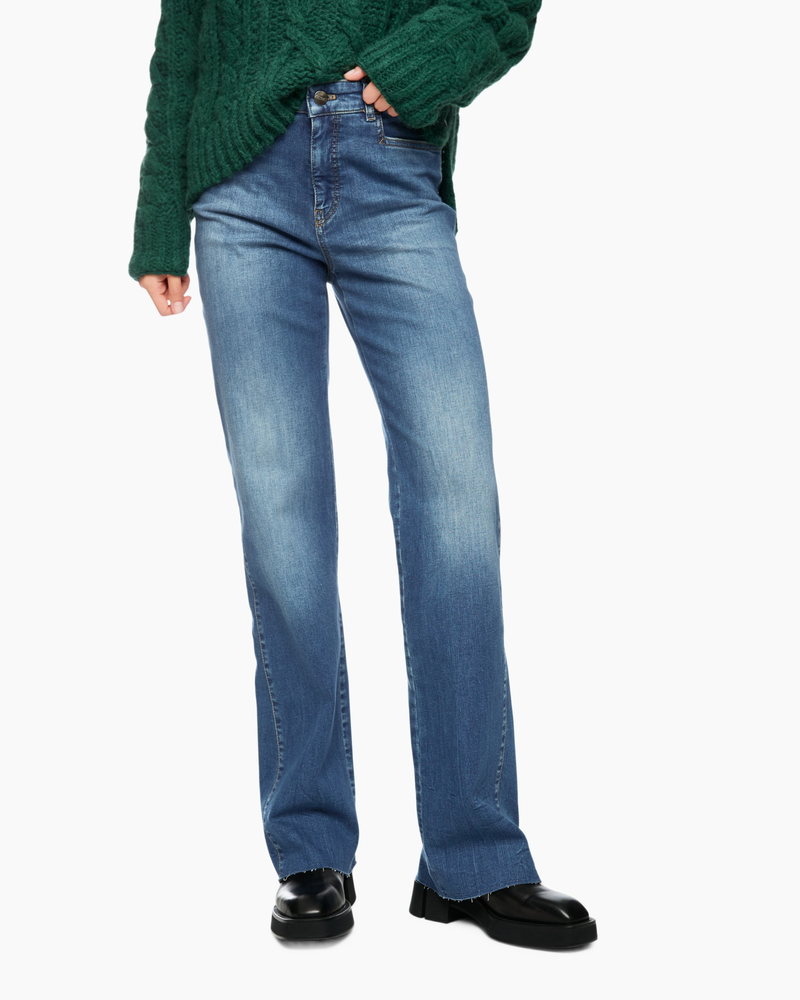 Jeans Zp 82.18 D53 Donker Blauw