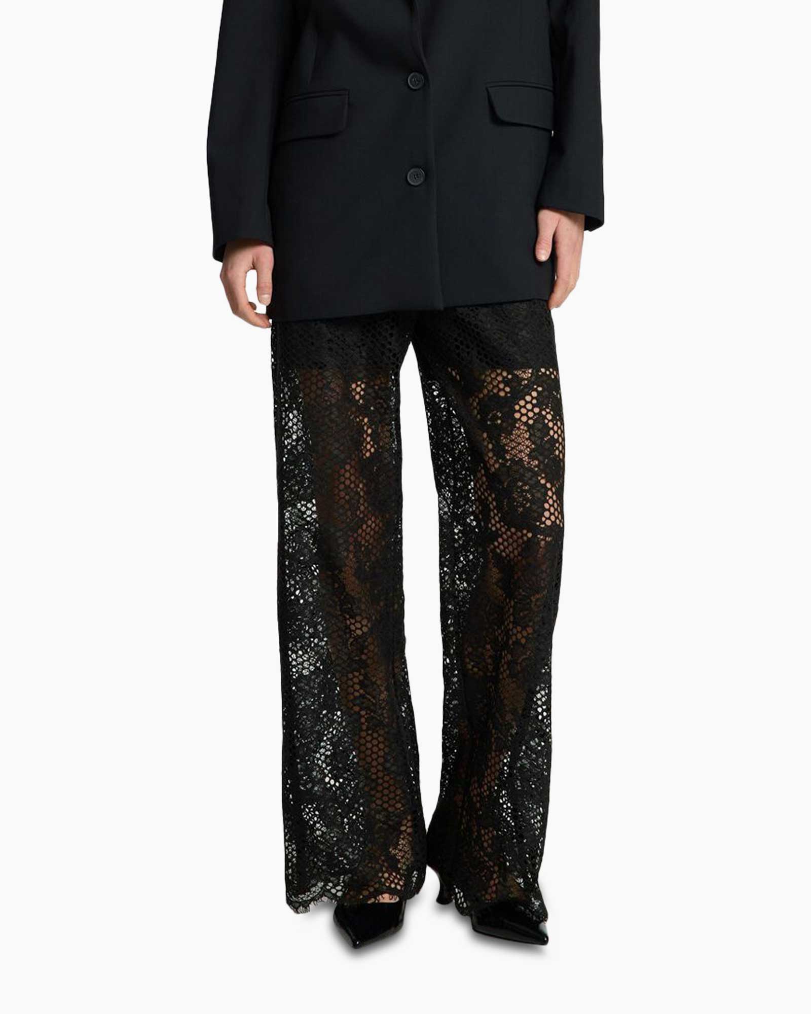Broek Milly Hw Straight Pant B Zwart