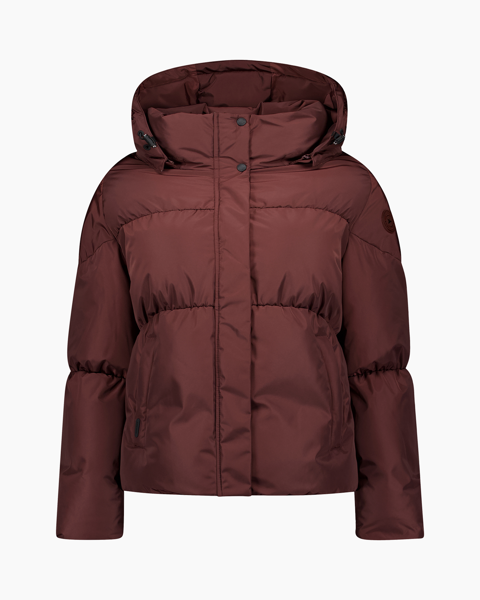 _puffer jas, kapmosesjas, bord, donsjassen, damesjas
