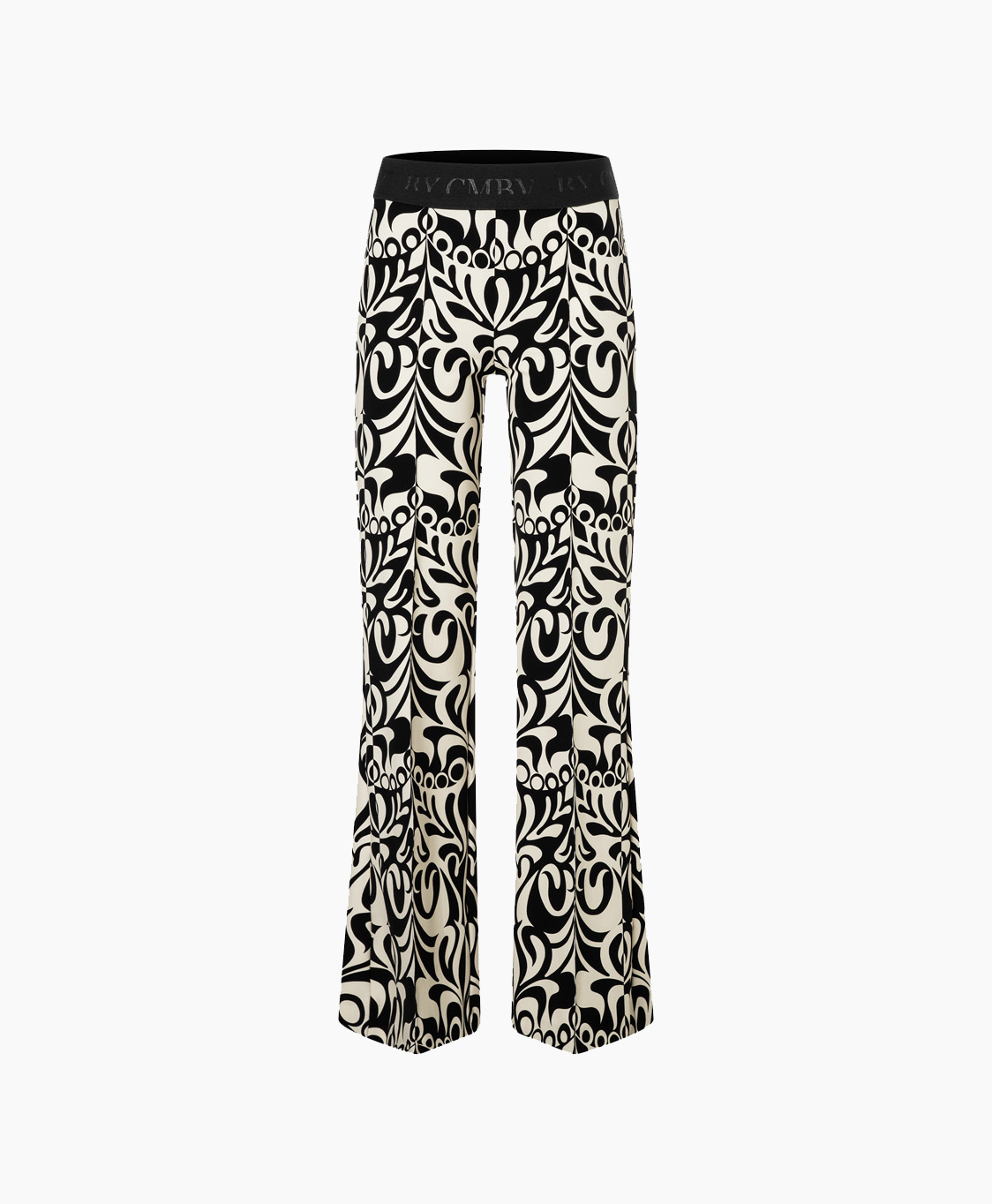 Cambio Flared Broek Francis Zwart dessin