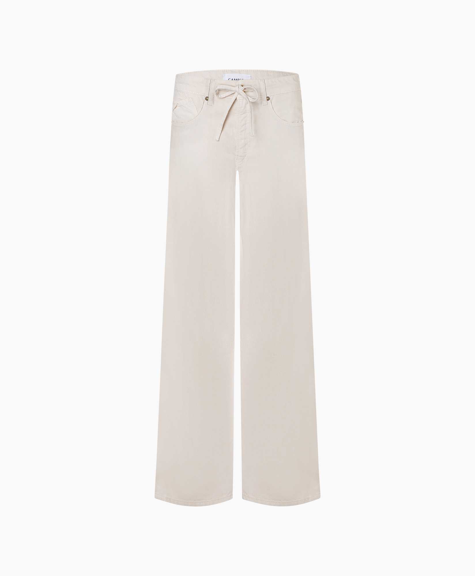 pants, wide-leg, beige, drawstring, pockets