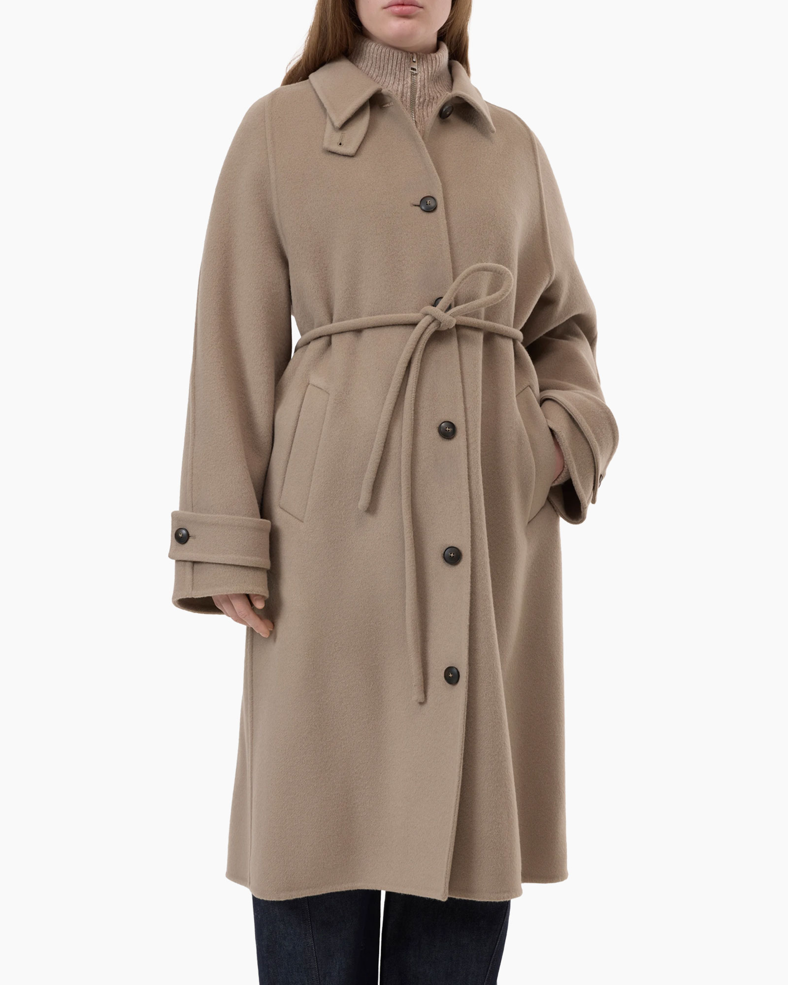 Trenchcoat Belted Beige