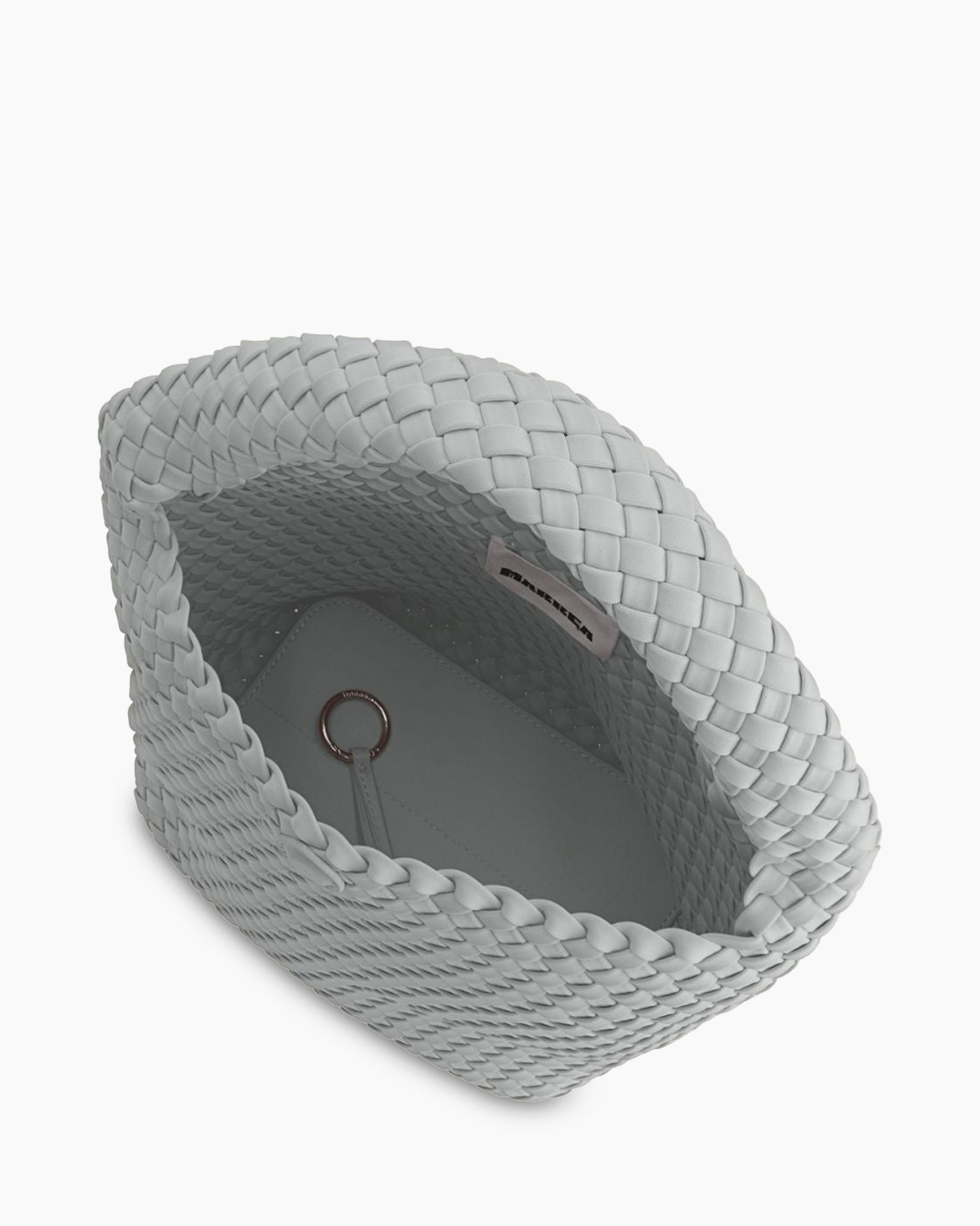 Schouder/hand Tas Bucket Licht Grijs