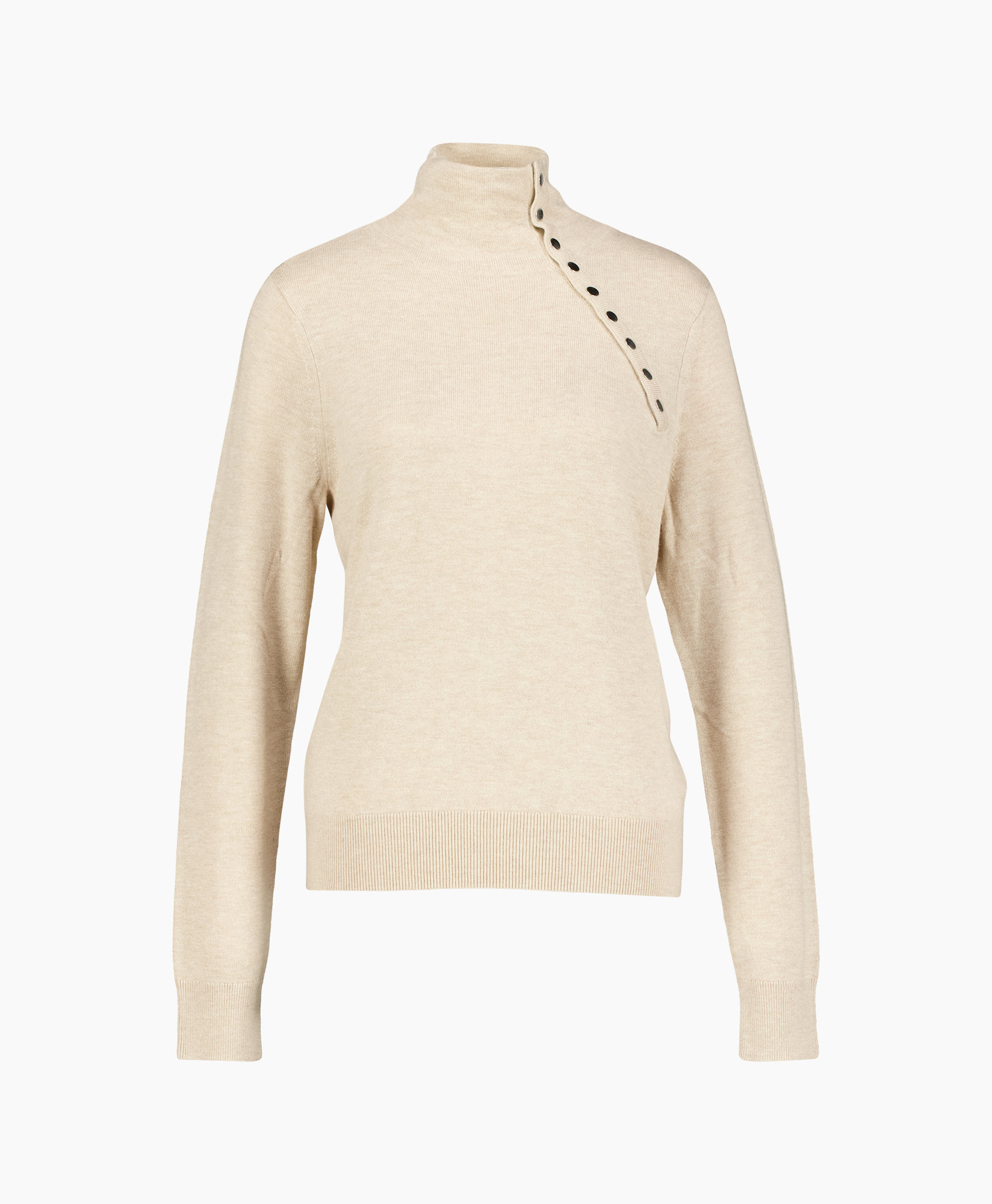 truien, turtleneck, beige, breiplooi, lange mouwen