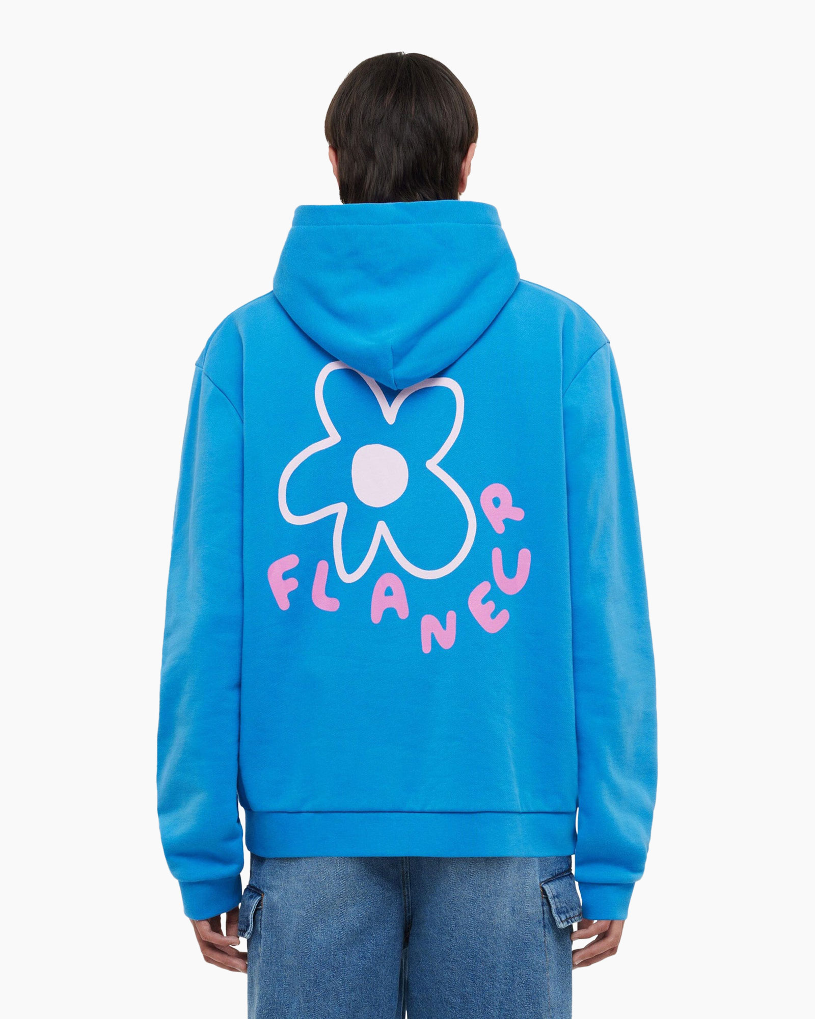 Hoodie Blossom Blauw