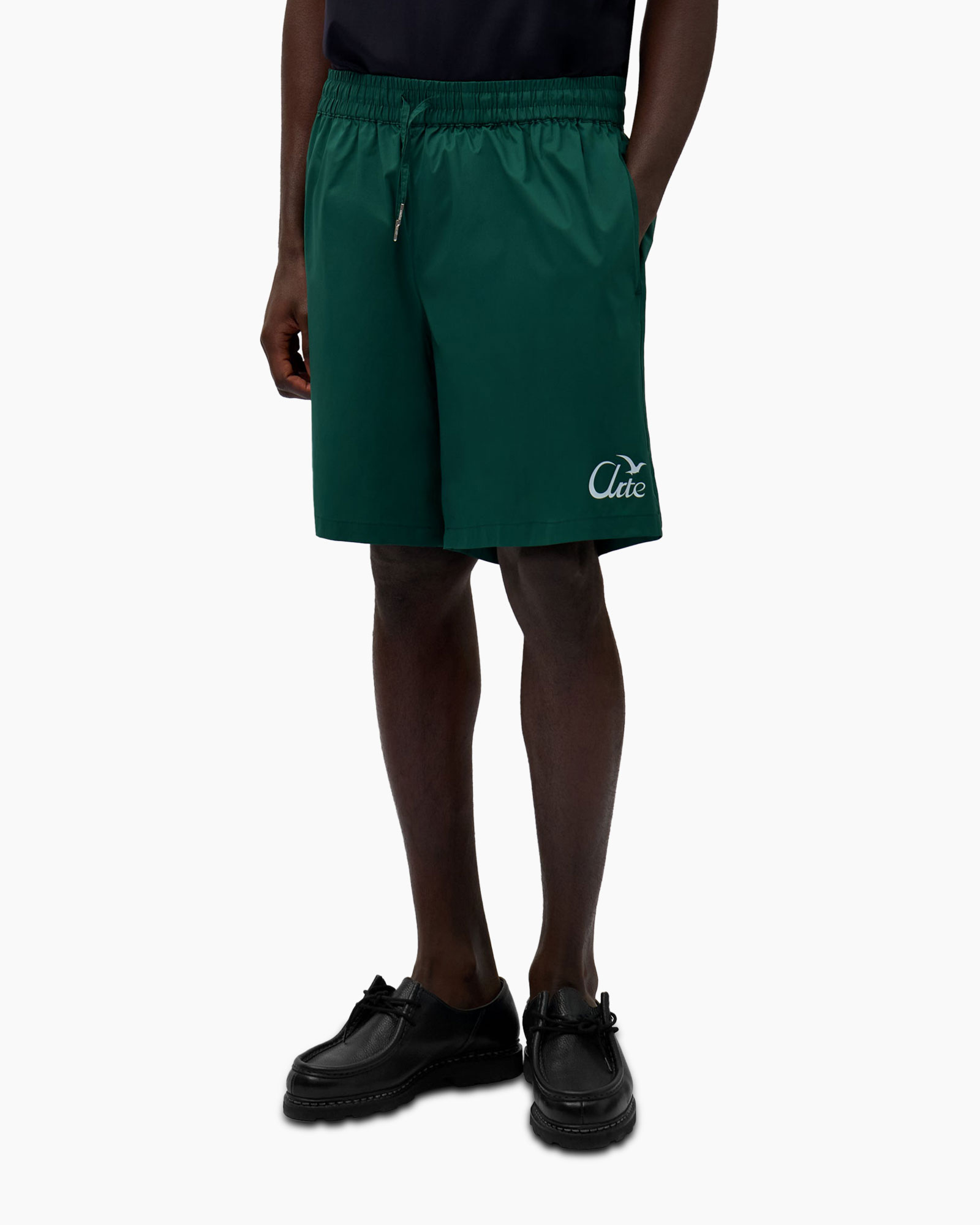 Korte Broek Logo Bird Short Donker Groen