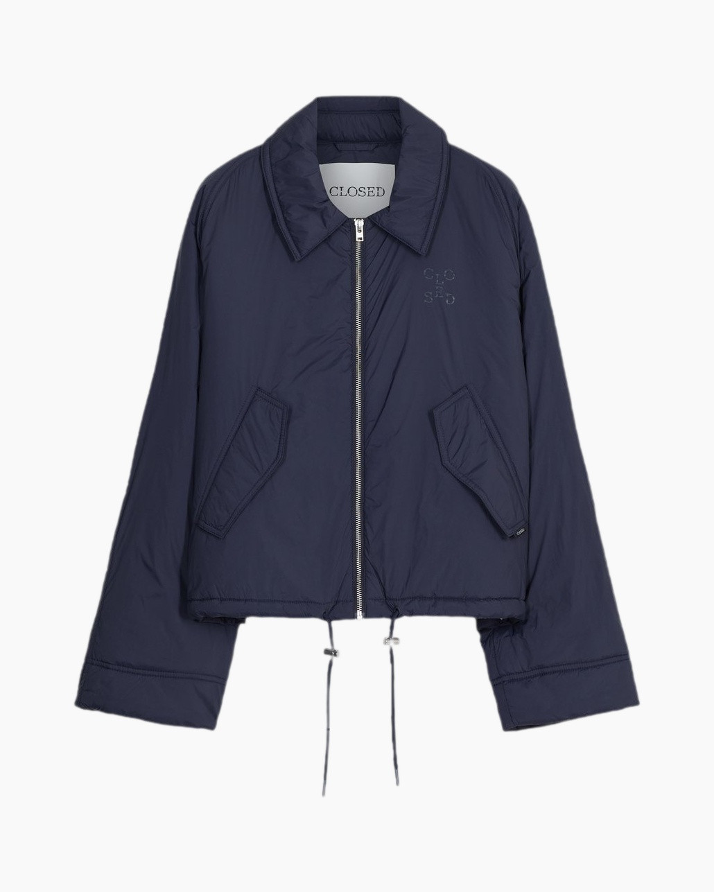 jacket, windbreaker, zipper, pocket, drawstring