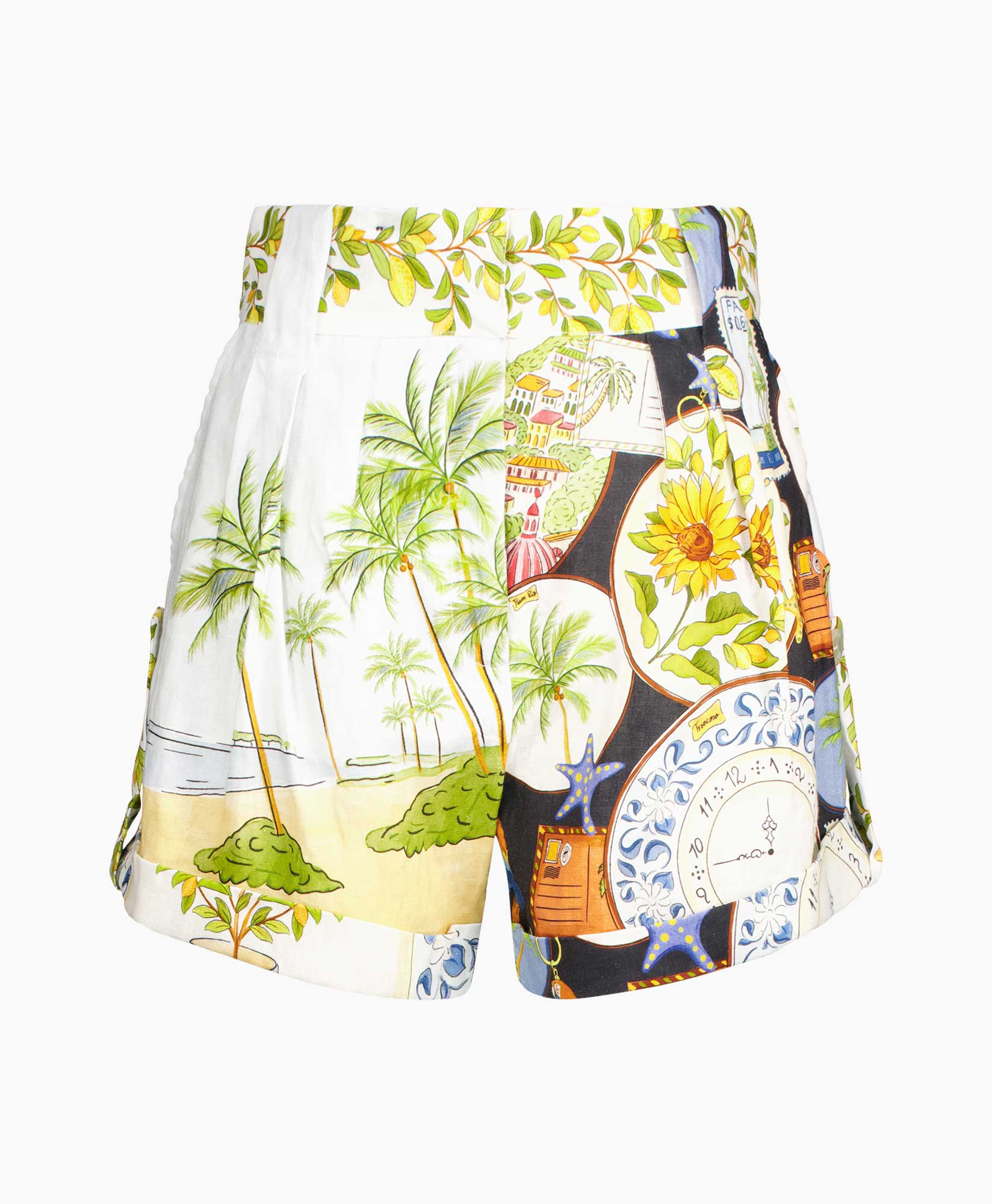 Korte Broek Latin Trip Scarves Groen