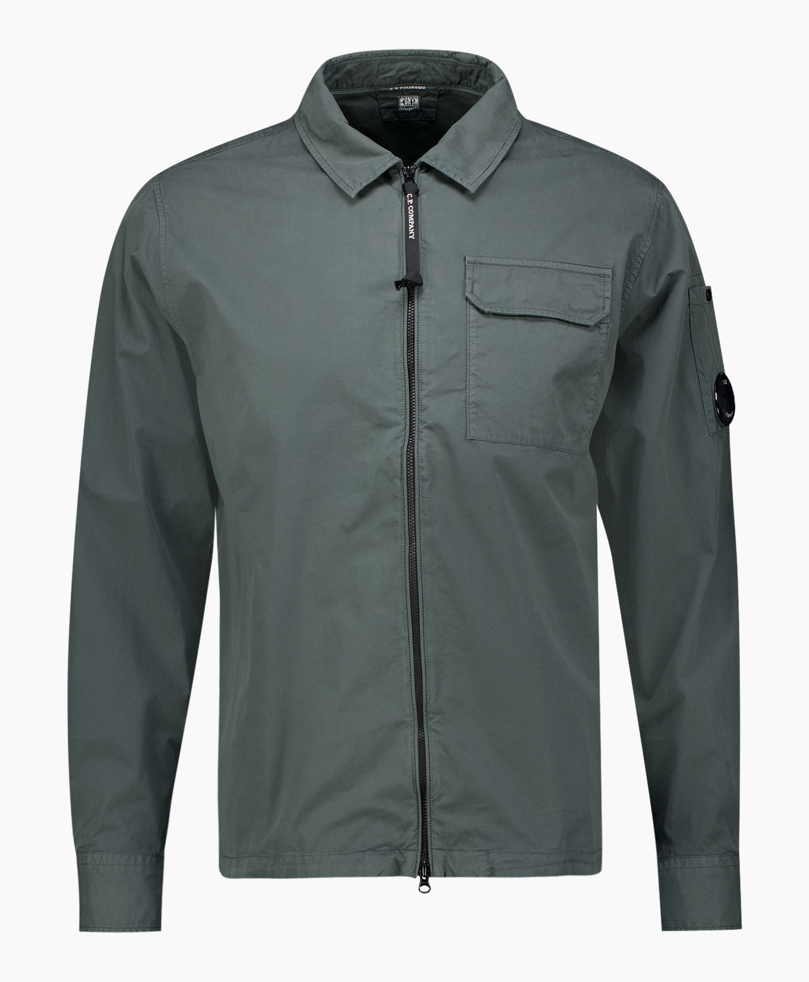 Overshirt Organic Gabardine Donker Blauw