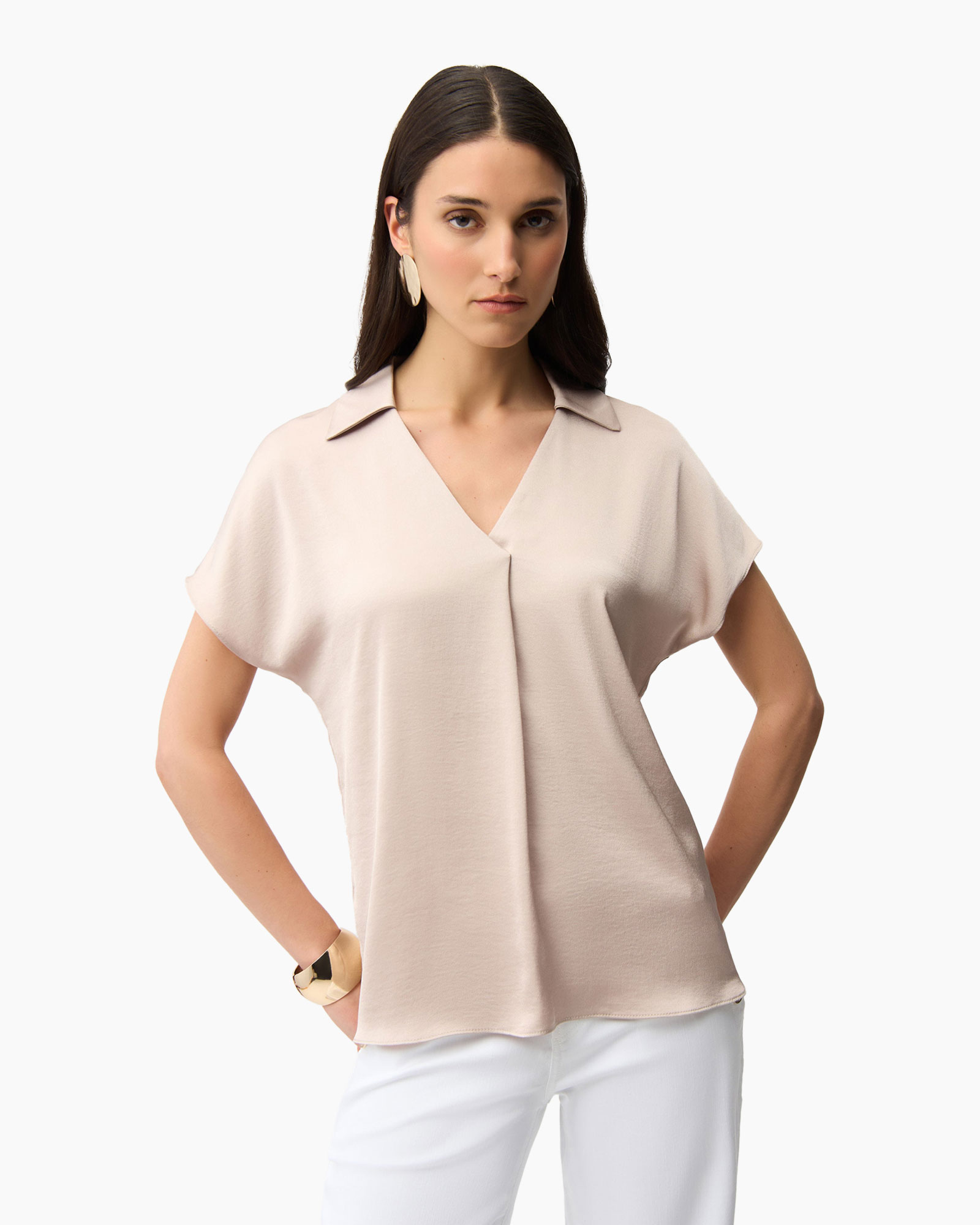 Top Short Sleeved Ecru