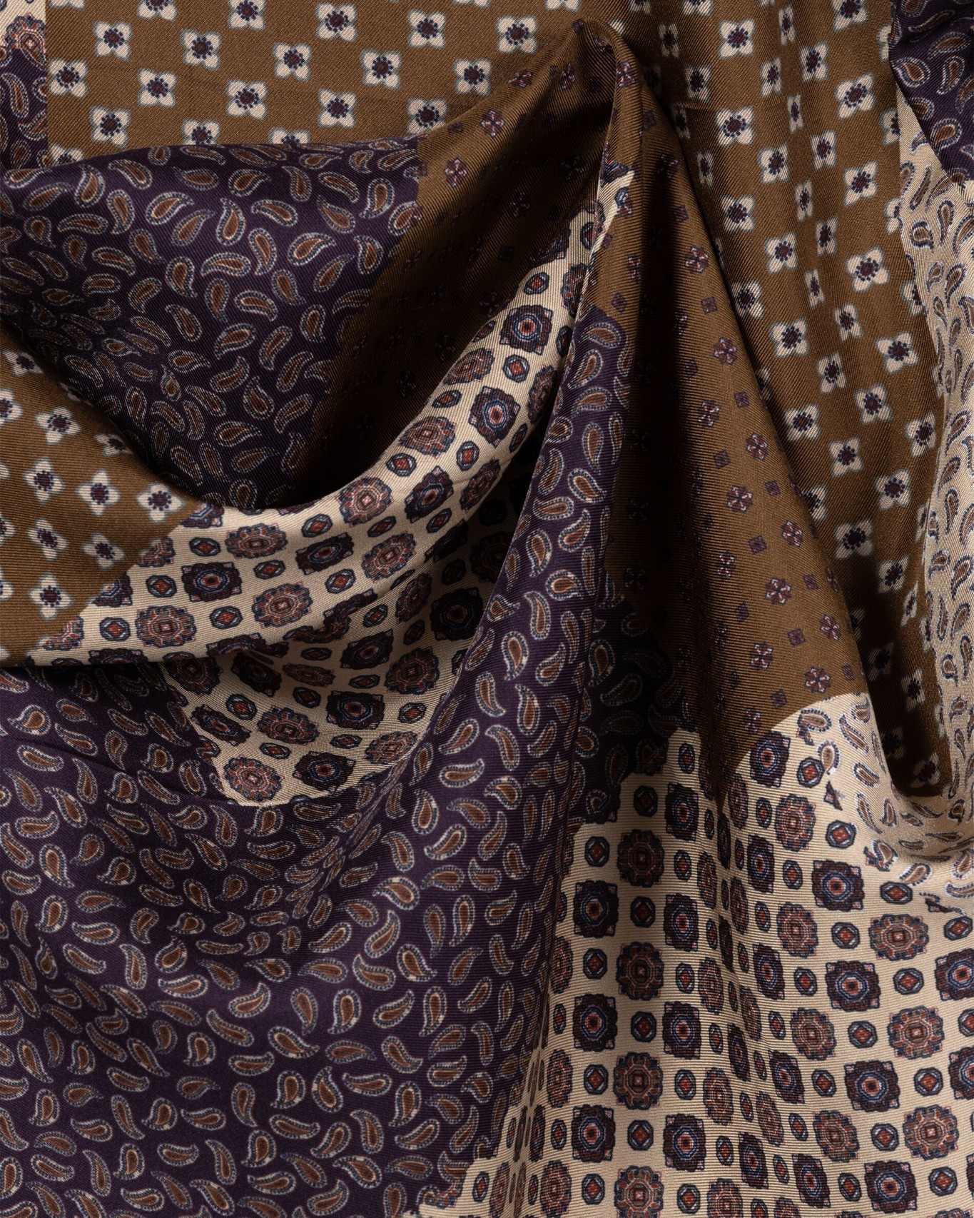 sjaal, paisley, gebloemd, multicolor, stof