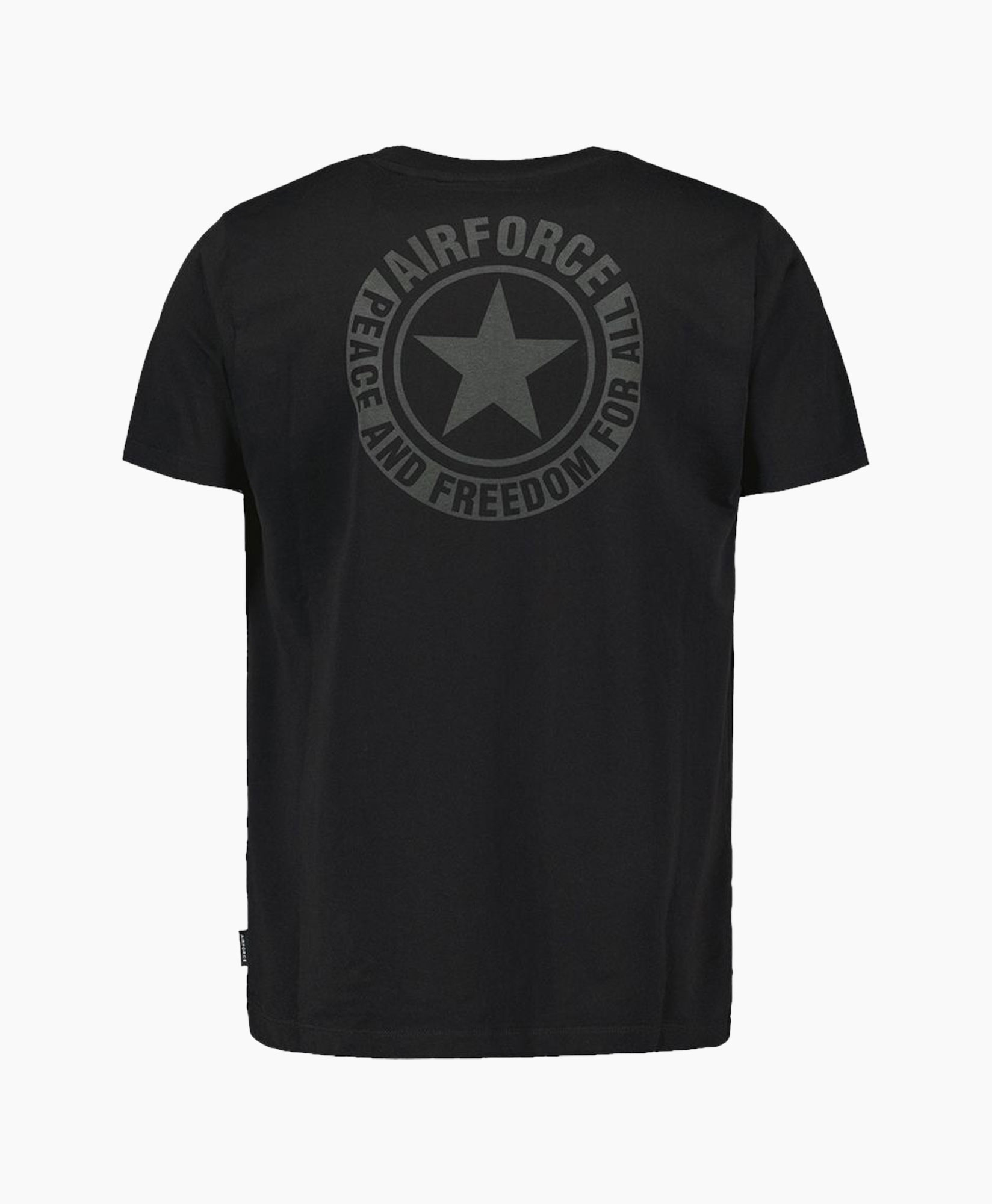 T-shirt Wording/logo Zwart