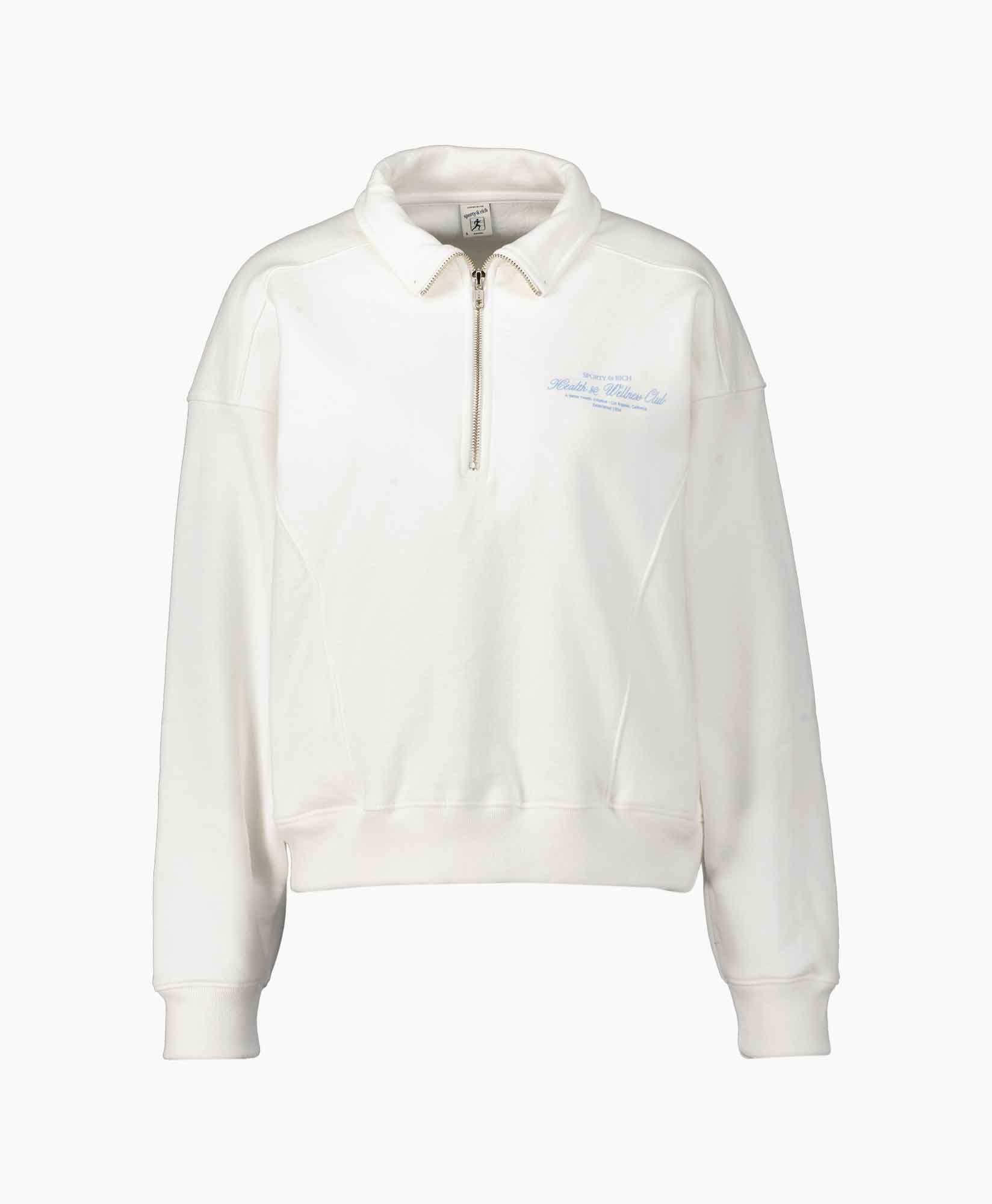 Sporty & Rich Pullover Qz672wh Off White