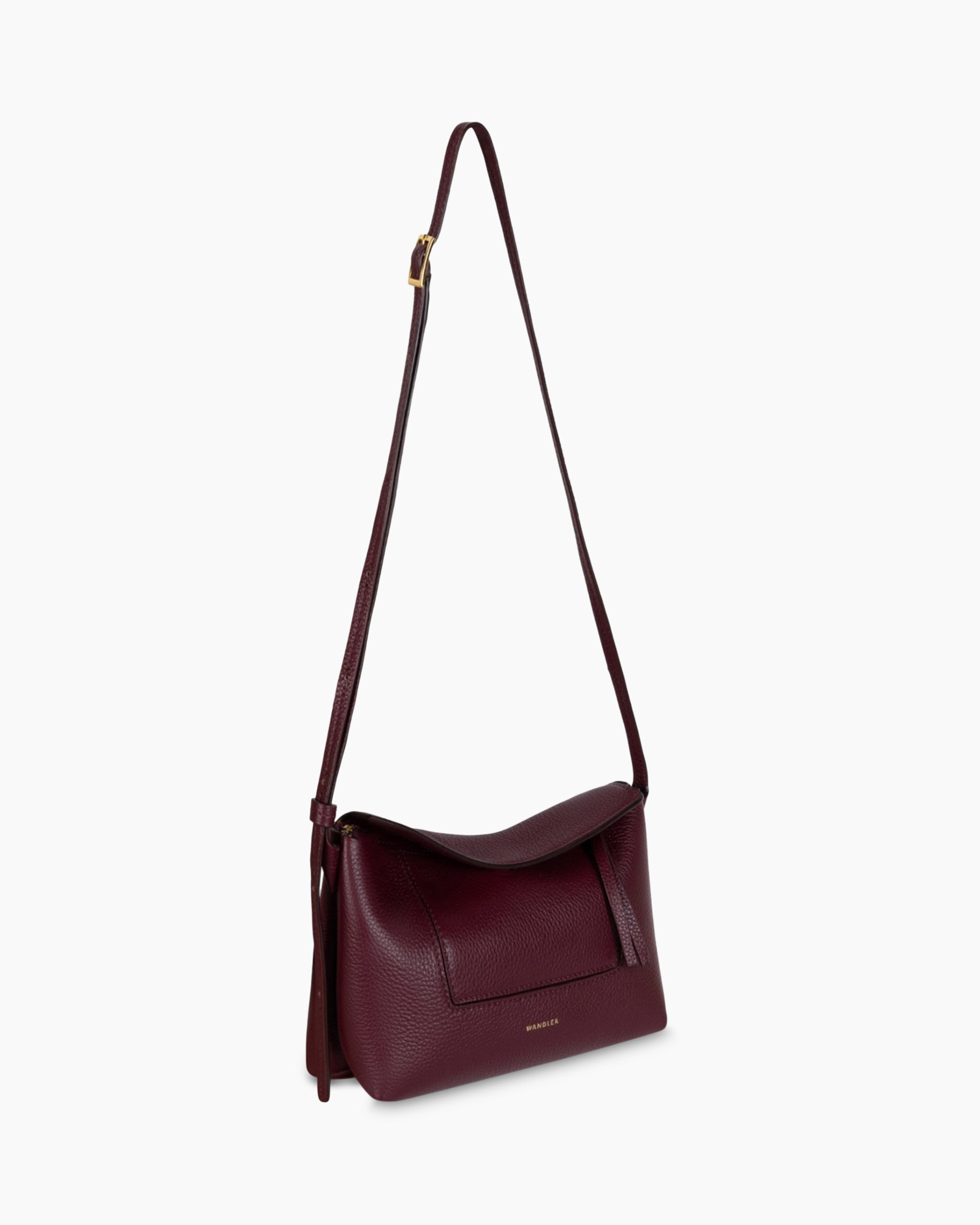 Crossbody Tas Penelope Slouch Mini Aubergine