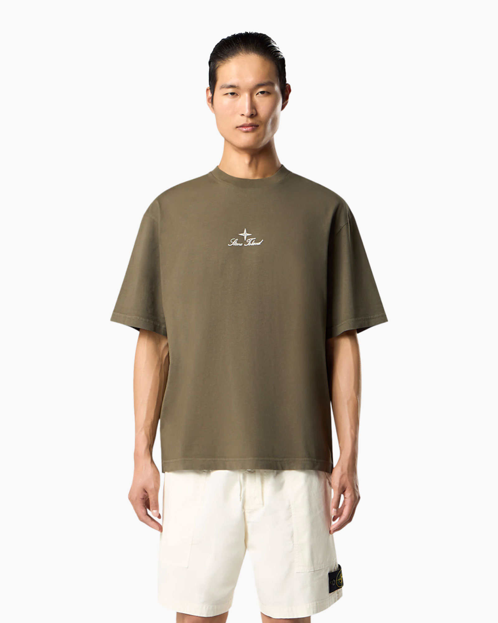 T-shirt Combed Organic Cotton Groen